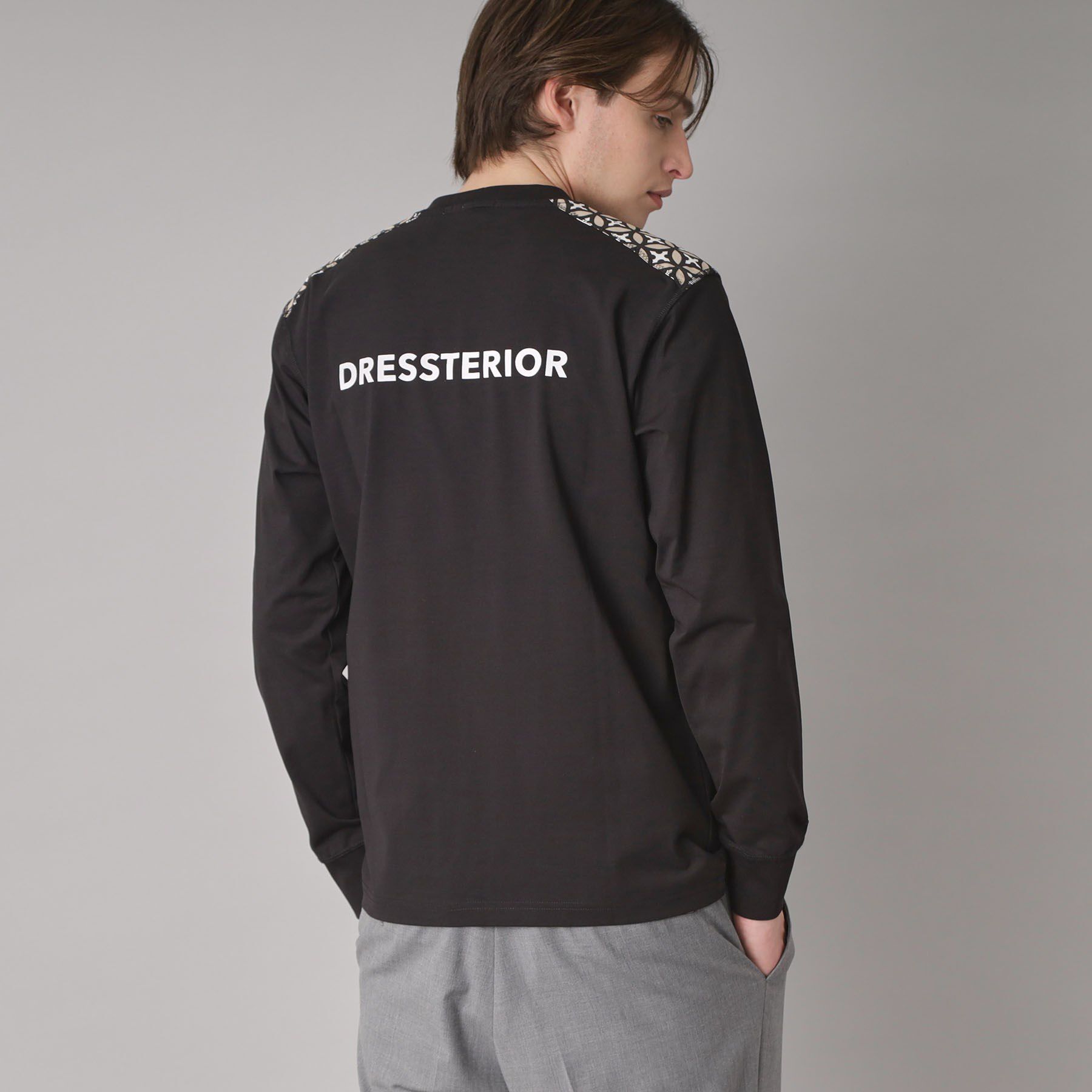 DRESSTERIOR「【接触冷感/UVカット】BACK BREEZE TECH ロングTシャツ」|Tシャツ・カットソー|