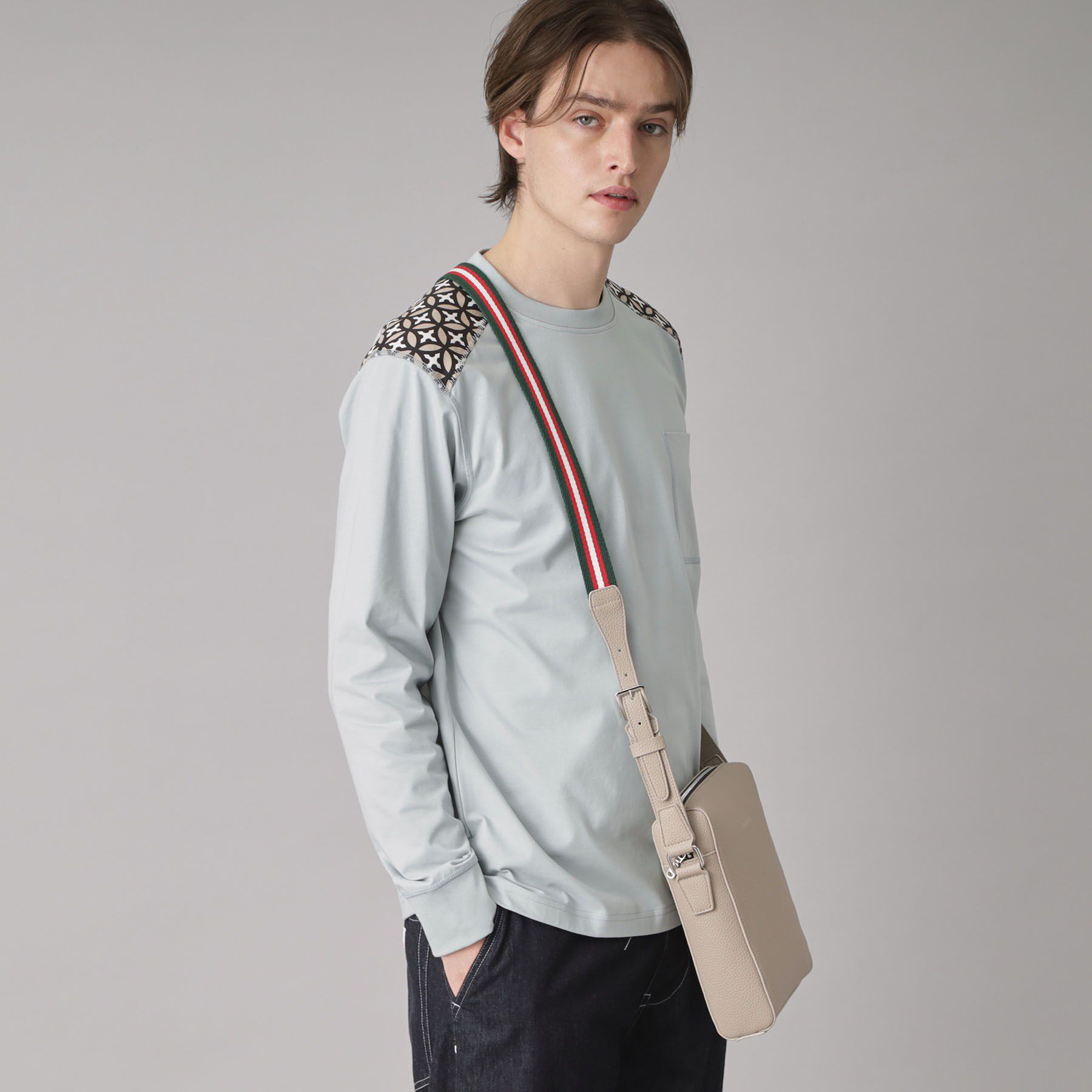 DRESSTERIOR「【接触冷感/UVカット】BACK BREEZE TECH ロングTシャツ」|Tシャツ・カットソー|