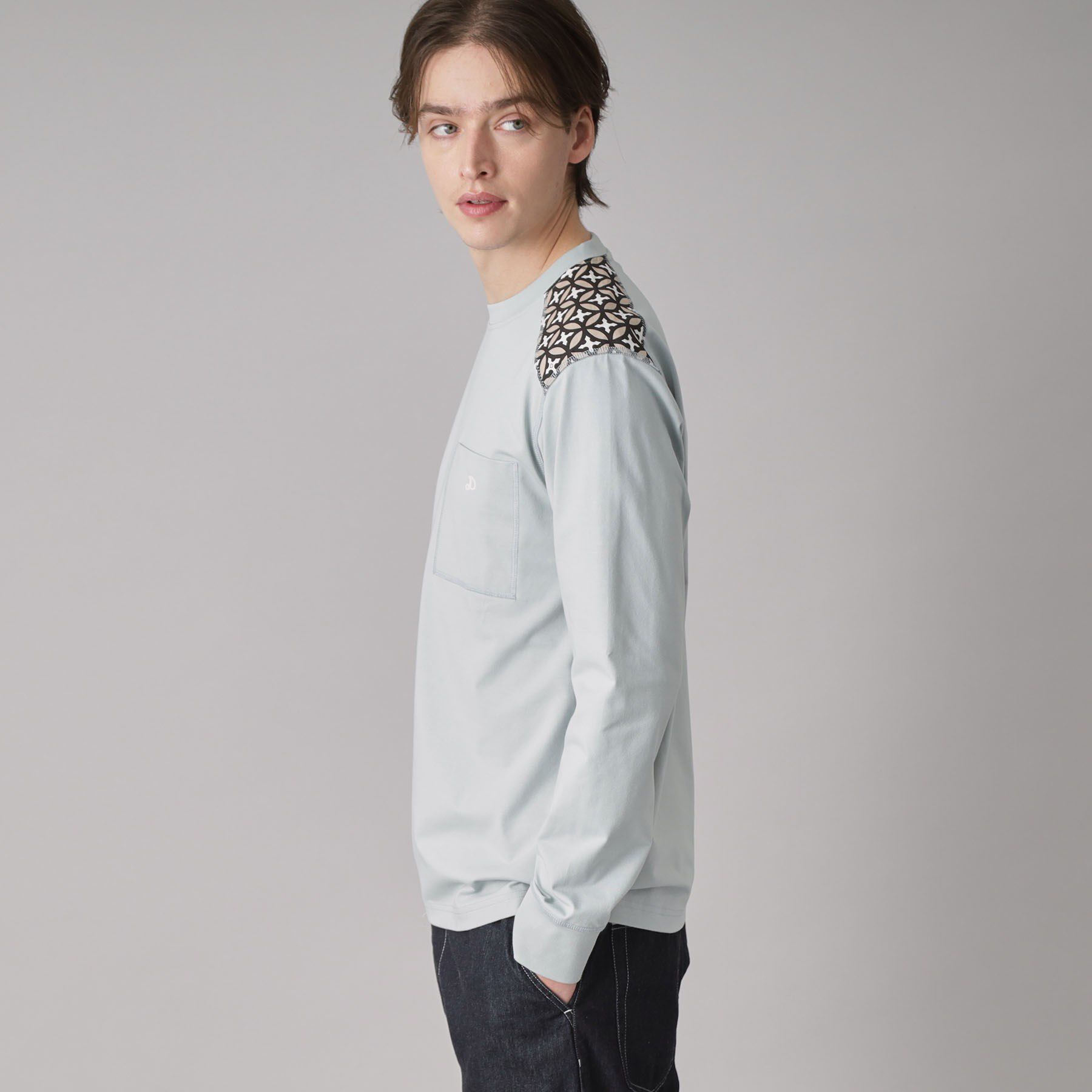 DRESSTERIOR「【接触冷感/UVカット】BACK BREEZE TECH ロングTシャツ」|Tシャツ・カットソー|