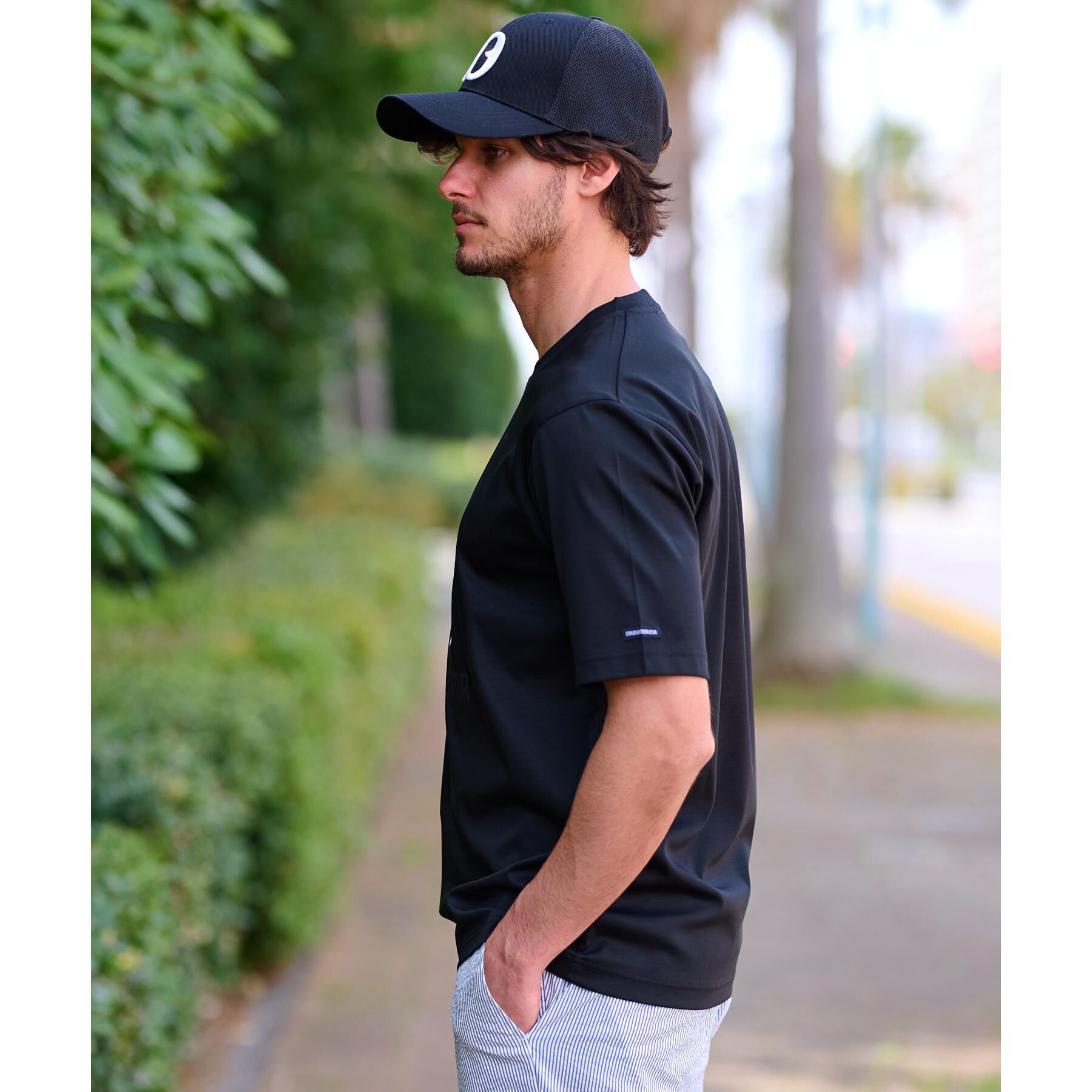 DRESSTERIOR「【接触冷感／抗菌防臭／消臭】ICE CLEAR COTTON キャットTシャツ」|Tシャツ・カットソー|