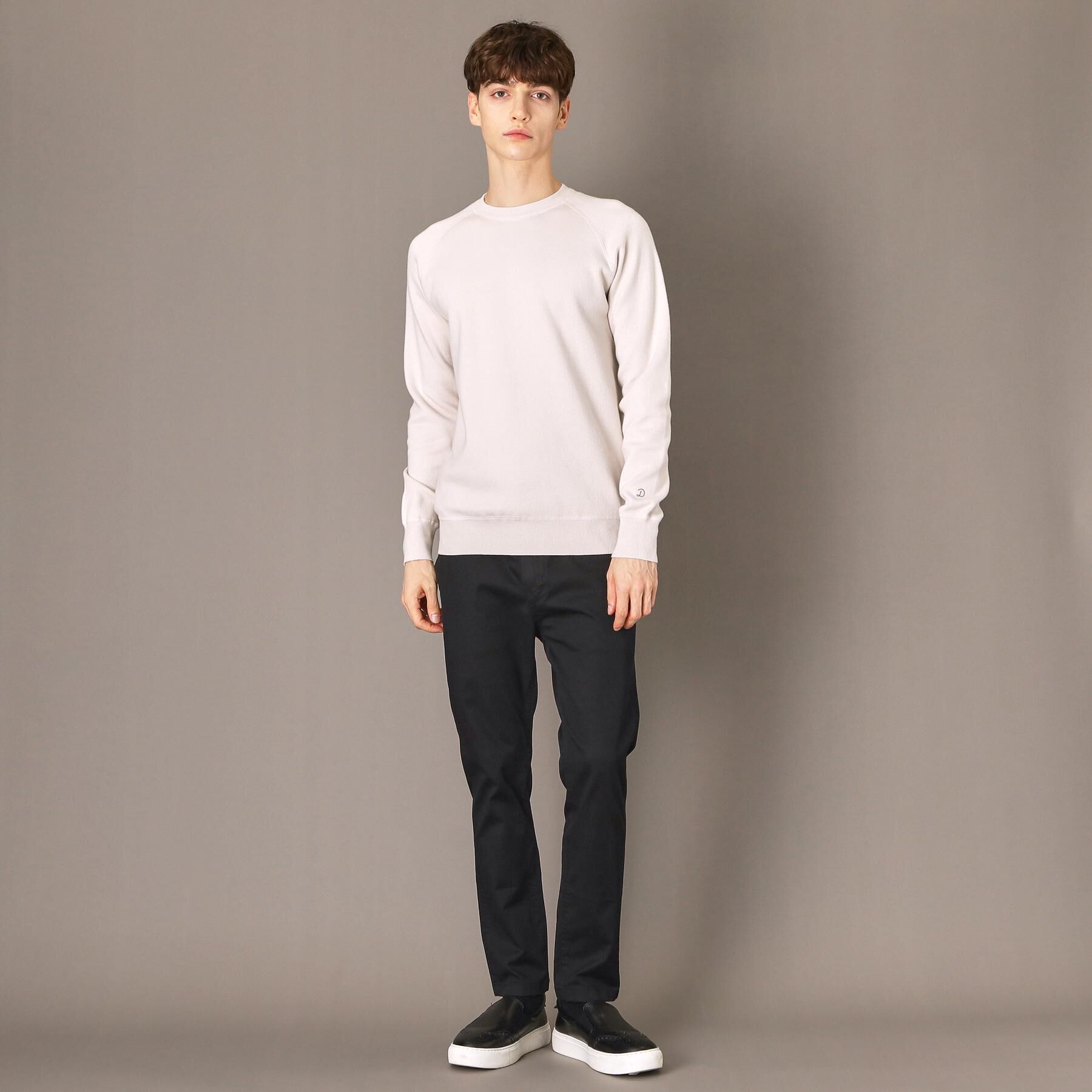 DRESSTERIOR「ウォッシャブル コットンカシミヤスムースニット」|ニット・セーター|