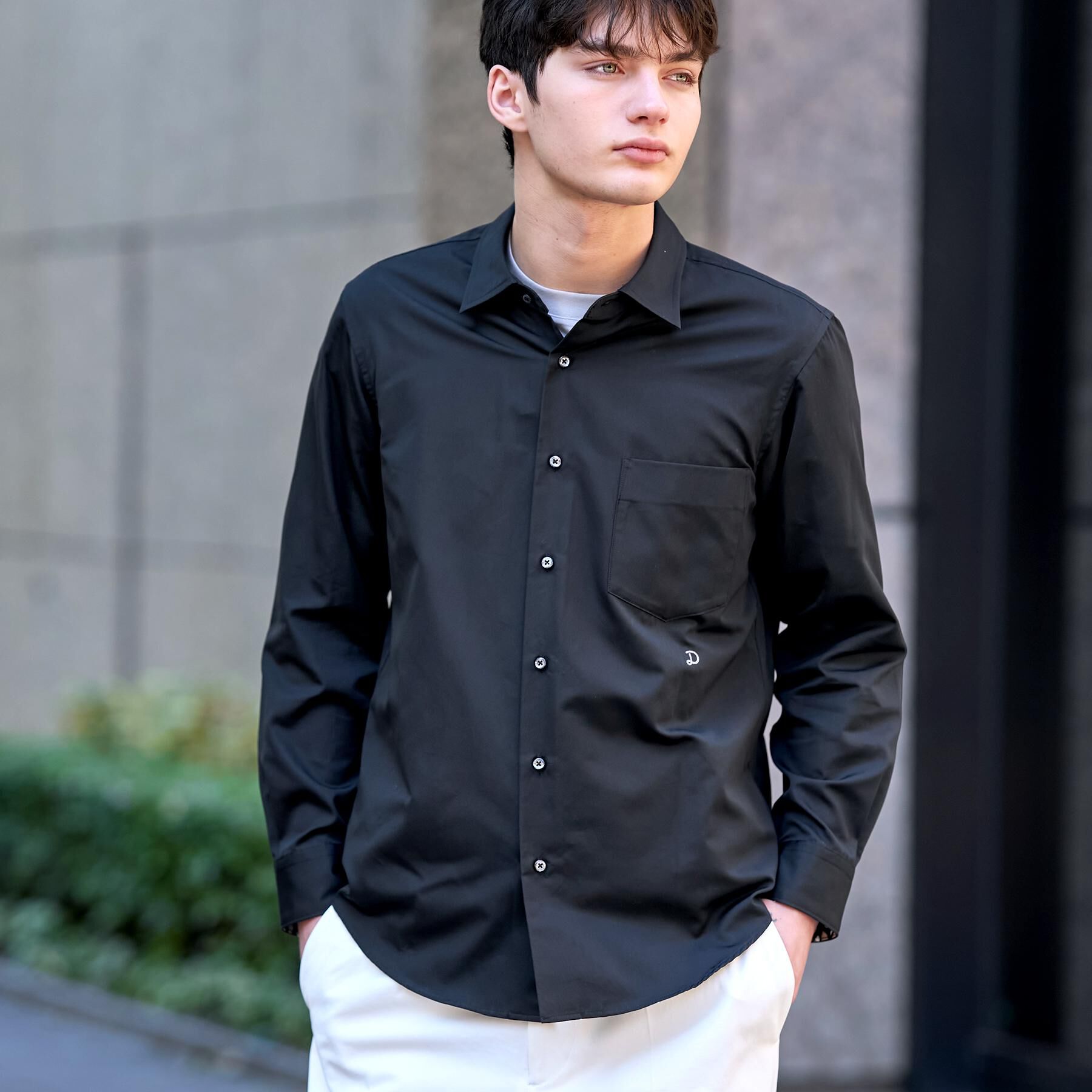 DRESSTERIOR「コットングログランシャツ」|シャツ・ブラウス|