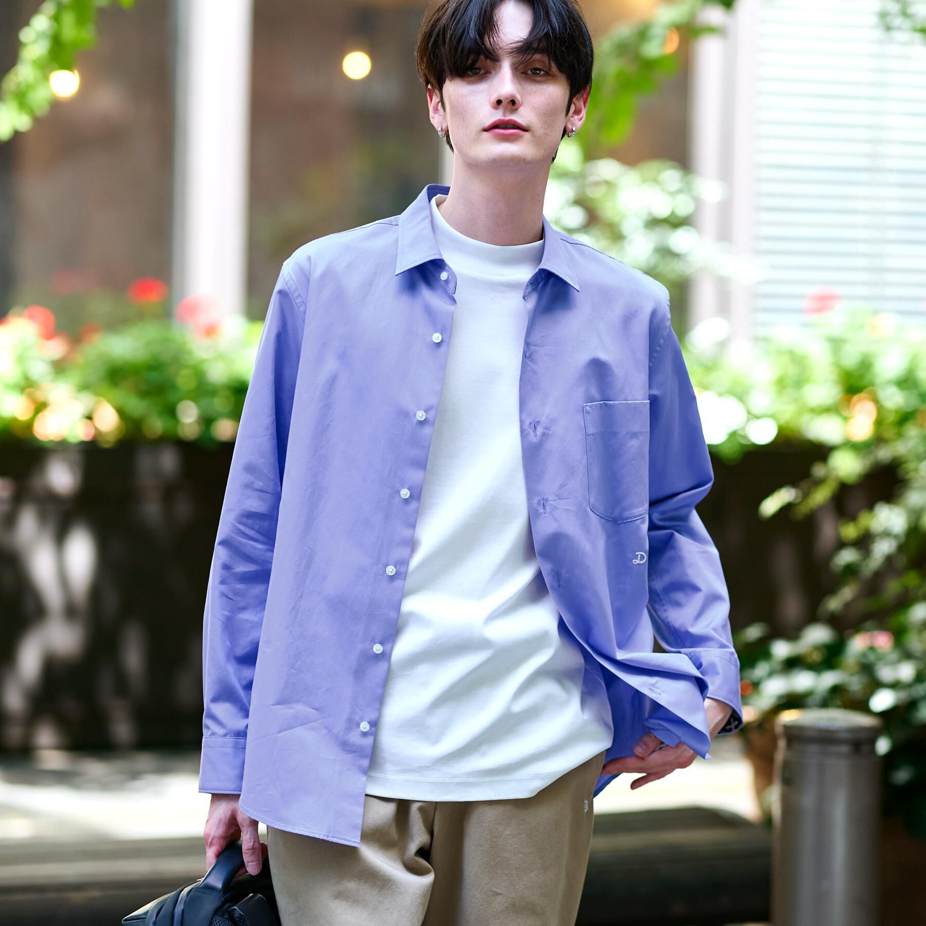 DRESSTERIOR「コットングログランシャツ」|シャツ・ブラウス|