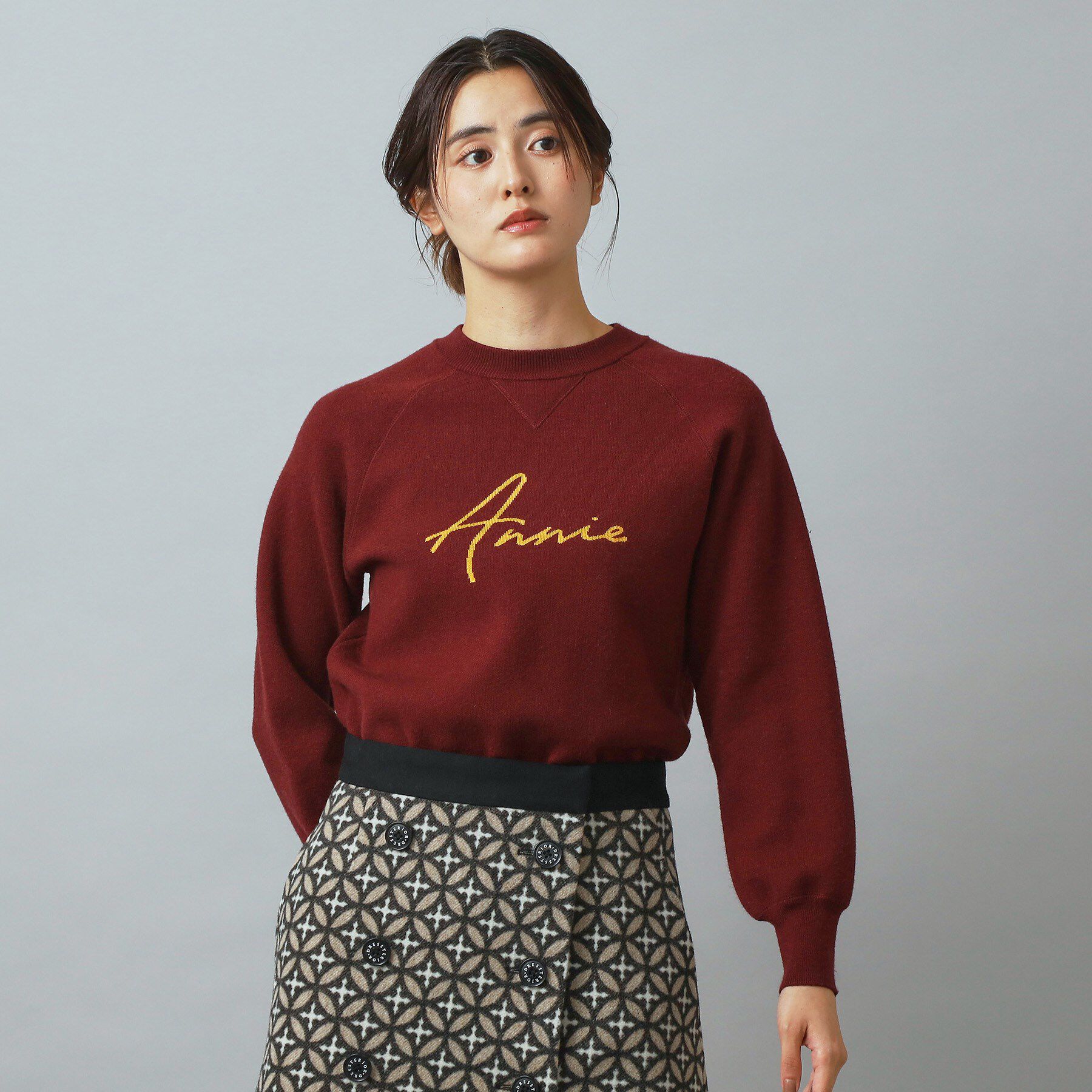 DRESSTERIOR「アニージャカードニット」|ニット・セーター|