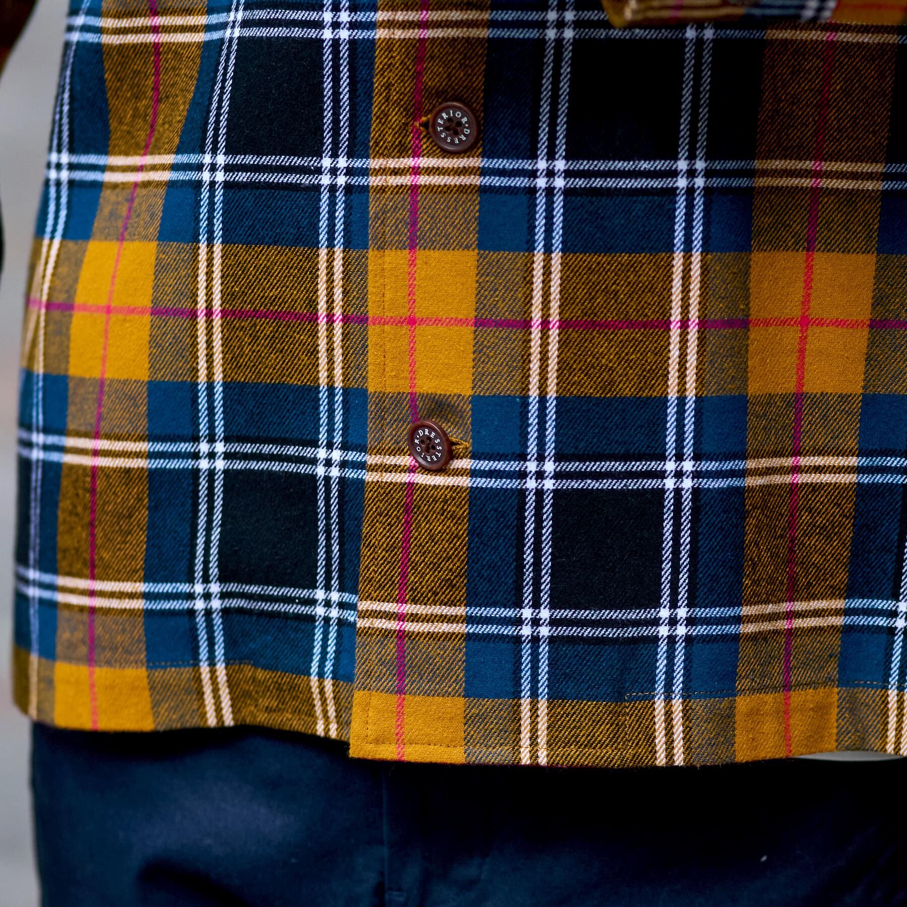 DRESSTERIOR「タータンチェック CPOシャツブルゾン」|シャツ・ブラウス|