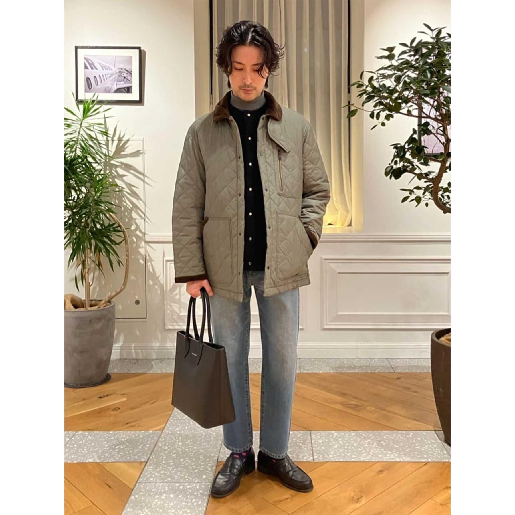 DRESSTERIOR「【Safari5月号掲載】10．6oz コンフォートワイドデニムパンツ」|デニム|