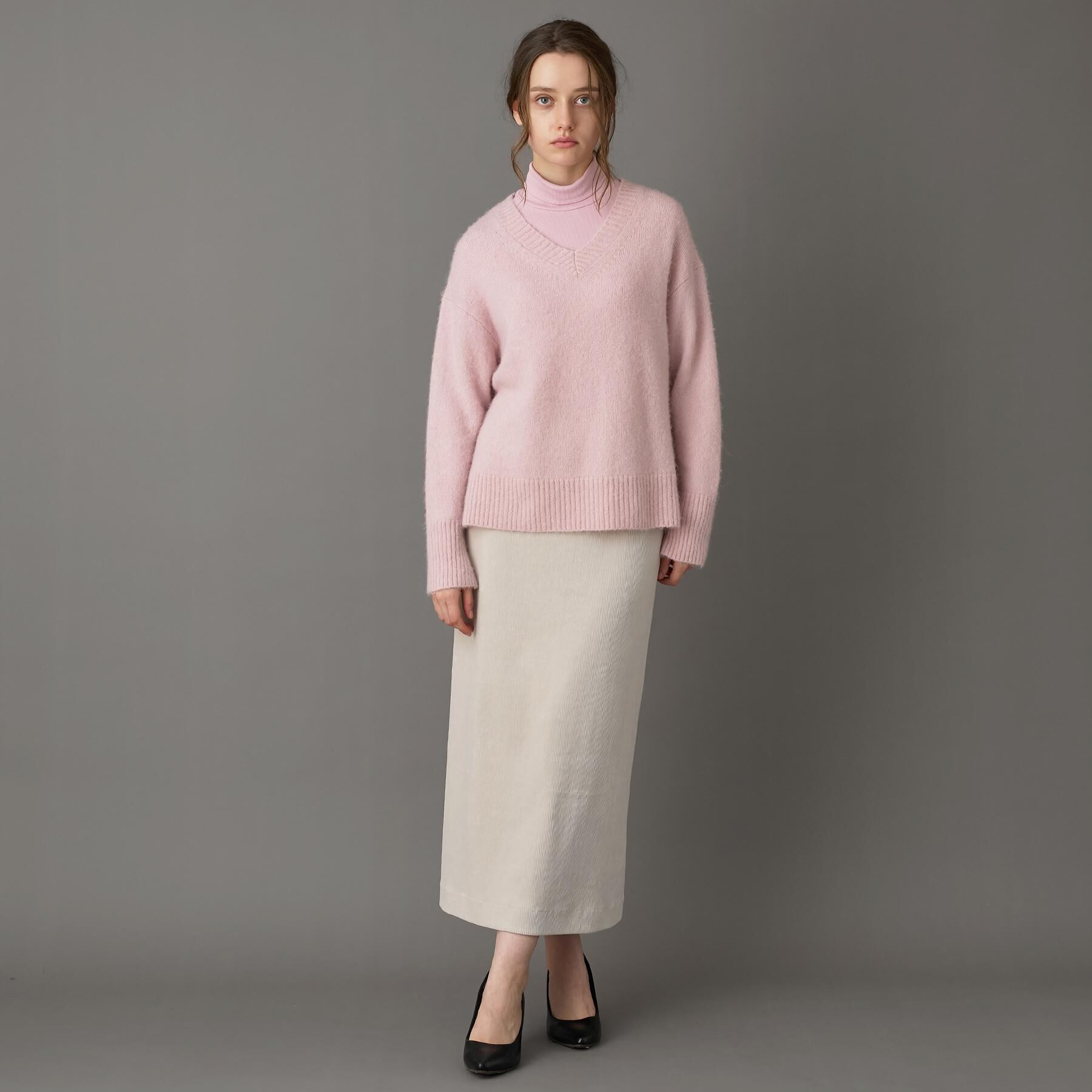 DRESSTERIOR「アルパカブレンドVネックニット」|ニット・セーター|