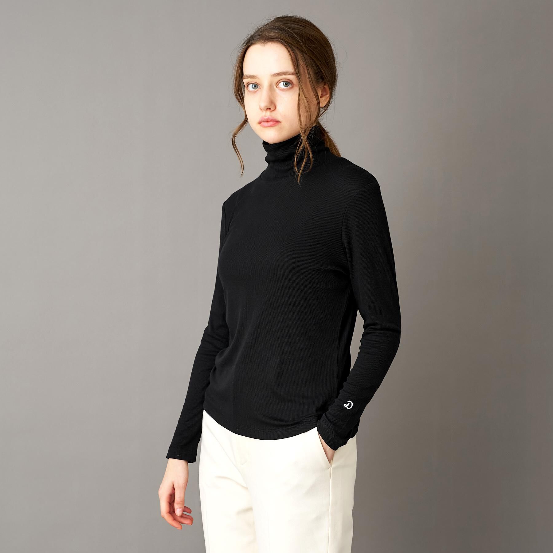 DRESSTERIOR「【インナー使いに最適/しっとり暖かな吸湿発熱素材】タートルネックプルオーバー」|Tシャツ・カットソー|