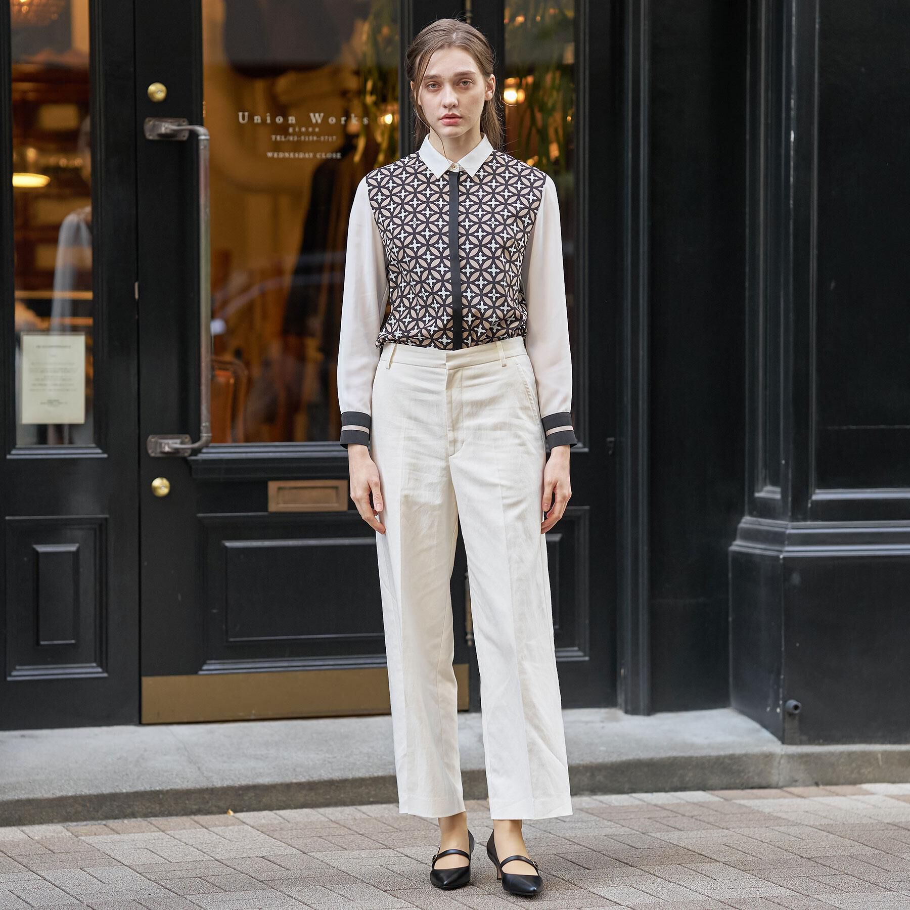 DRESSTERIOR「【セットアップ可】リネンブレンドワイドパンツ」|その他|