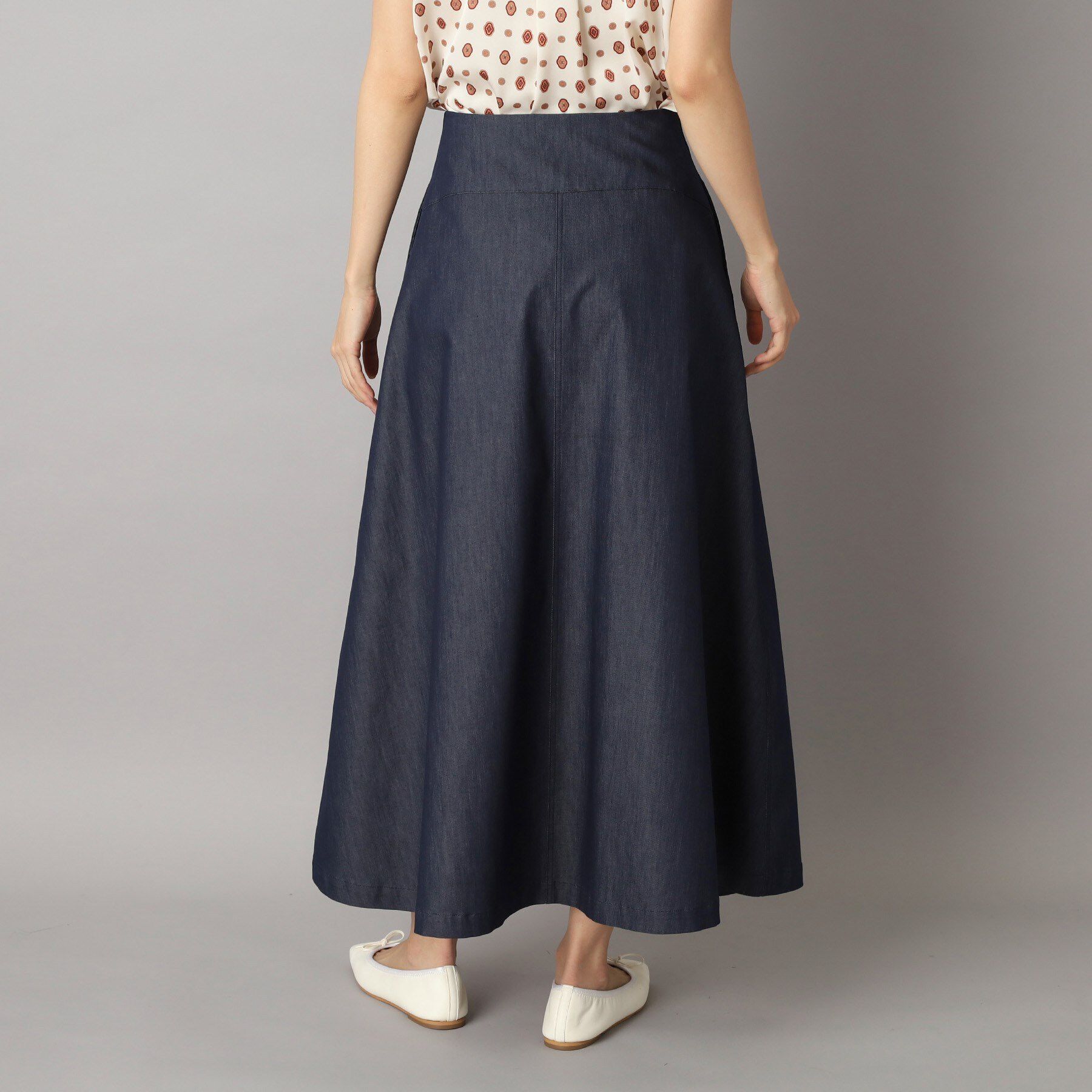 DRESSTERIOR「クールタッチタックデニムスカート」|スカート|