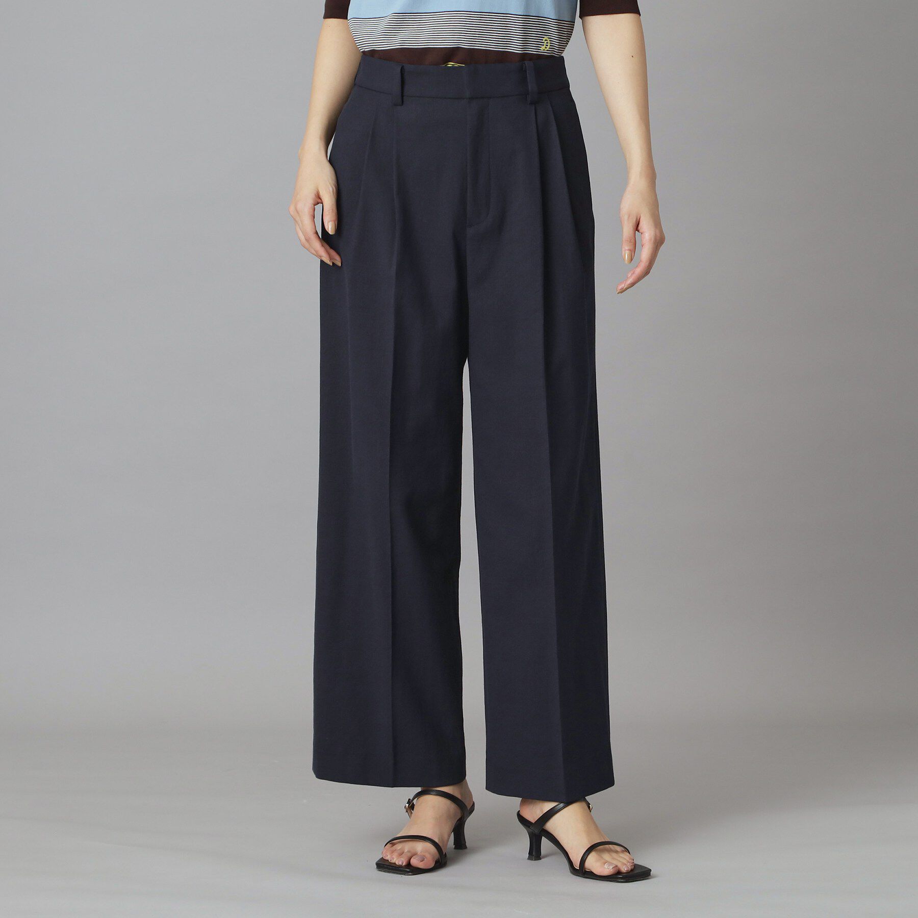 DRESSTERIOR「【吸水速乾/セットアップ可】リネンブレンドオックスストレートパンツ」|その他|