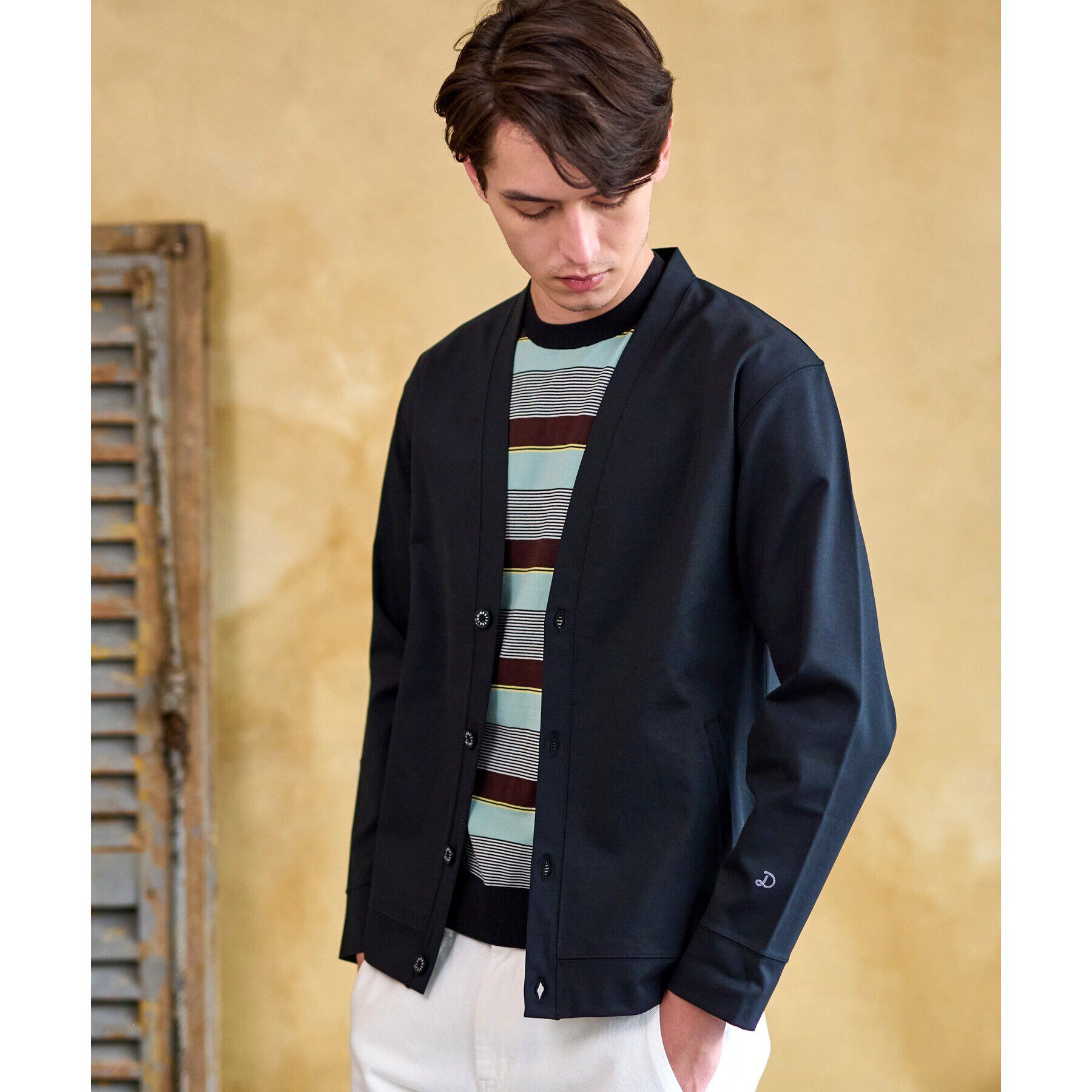 DRESSTERIOR「【接触冷感／セットアップ可】ドライタッチ ハイカウントカットソー カーディガン」|カーディガン|