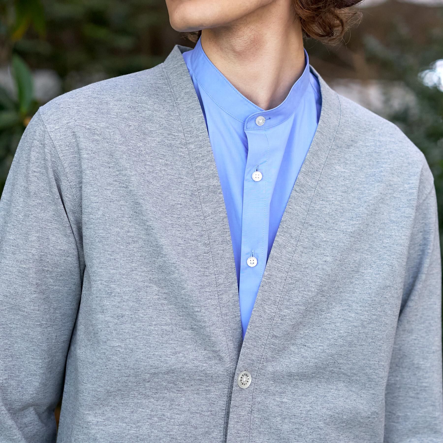 DRESSTERIOR「【接触冷感／セットアップ可】ドライタッチ ハイカウントカットソー カーディガン」|カーディガン|