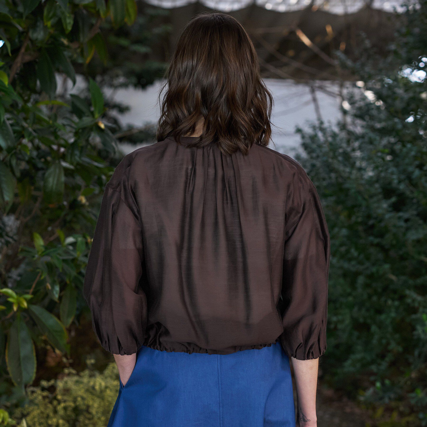 DRESSTERIOR「ウォッシャブル シアーショートブルゾン」|ブルゾン・スタジャン|