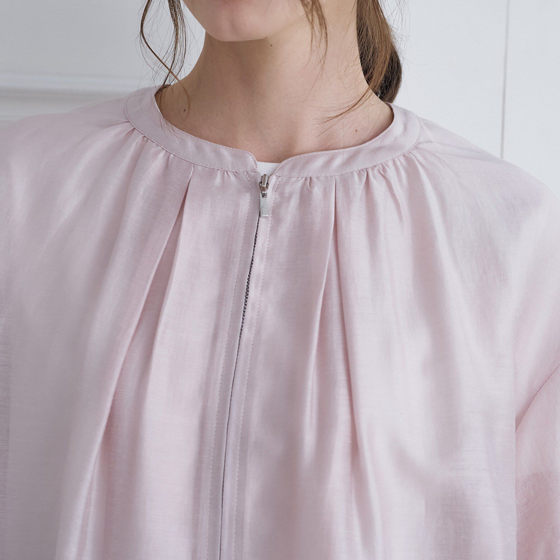 DRESSTERIOR「ウォッシャブル シアーショートブルゾン」|ブルゾン・スタジャン|