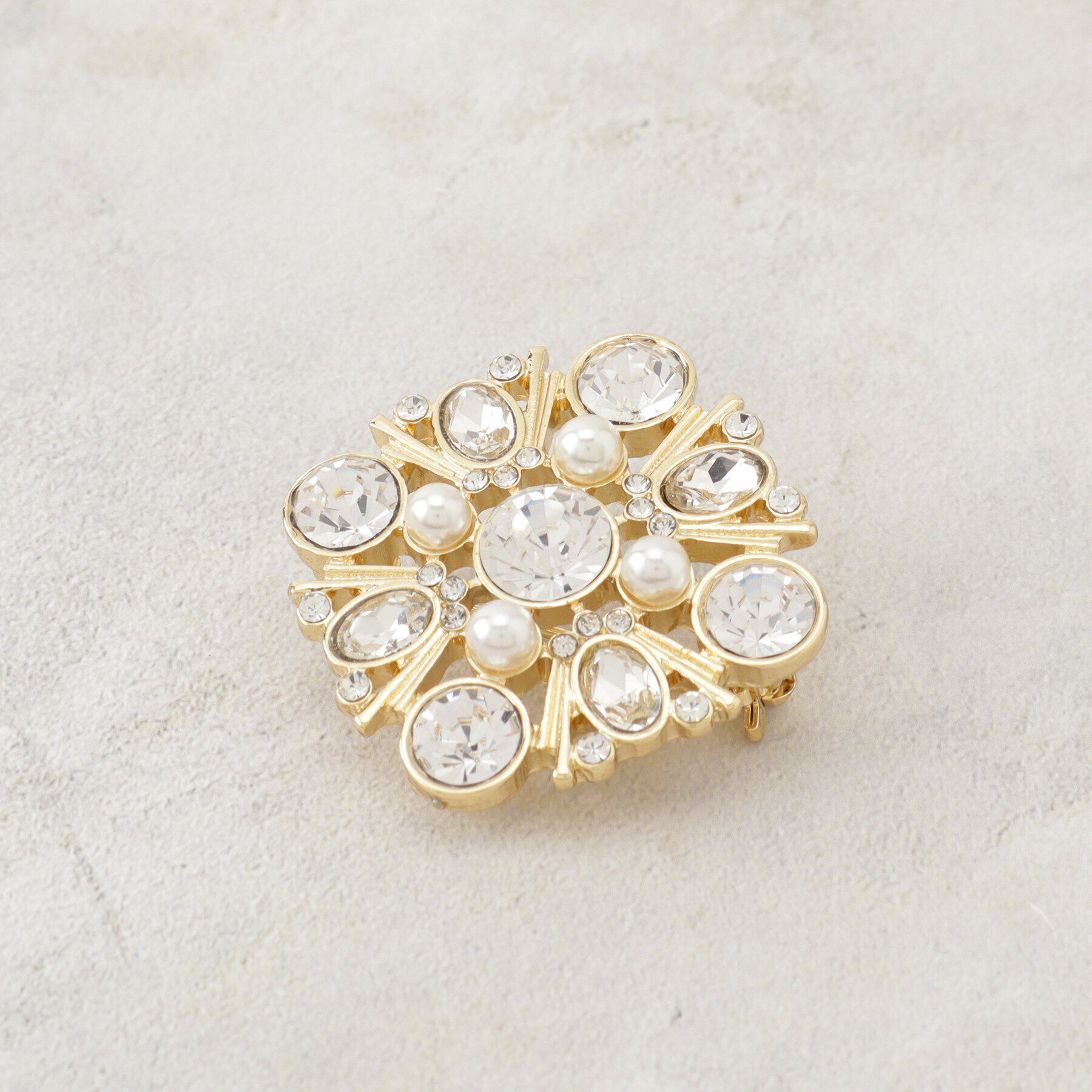 grove「アソートビジューブローチ【入卒対応可】」|ブローチ・コサージュ|ゴールド(107)