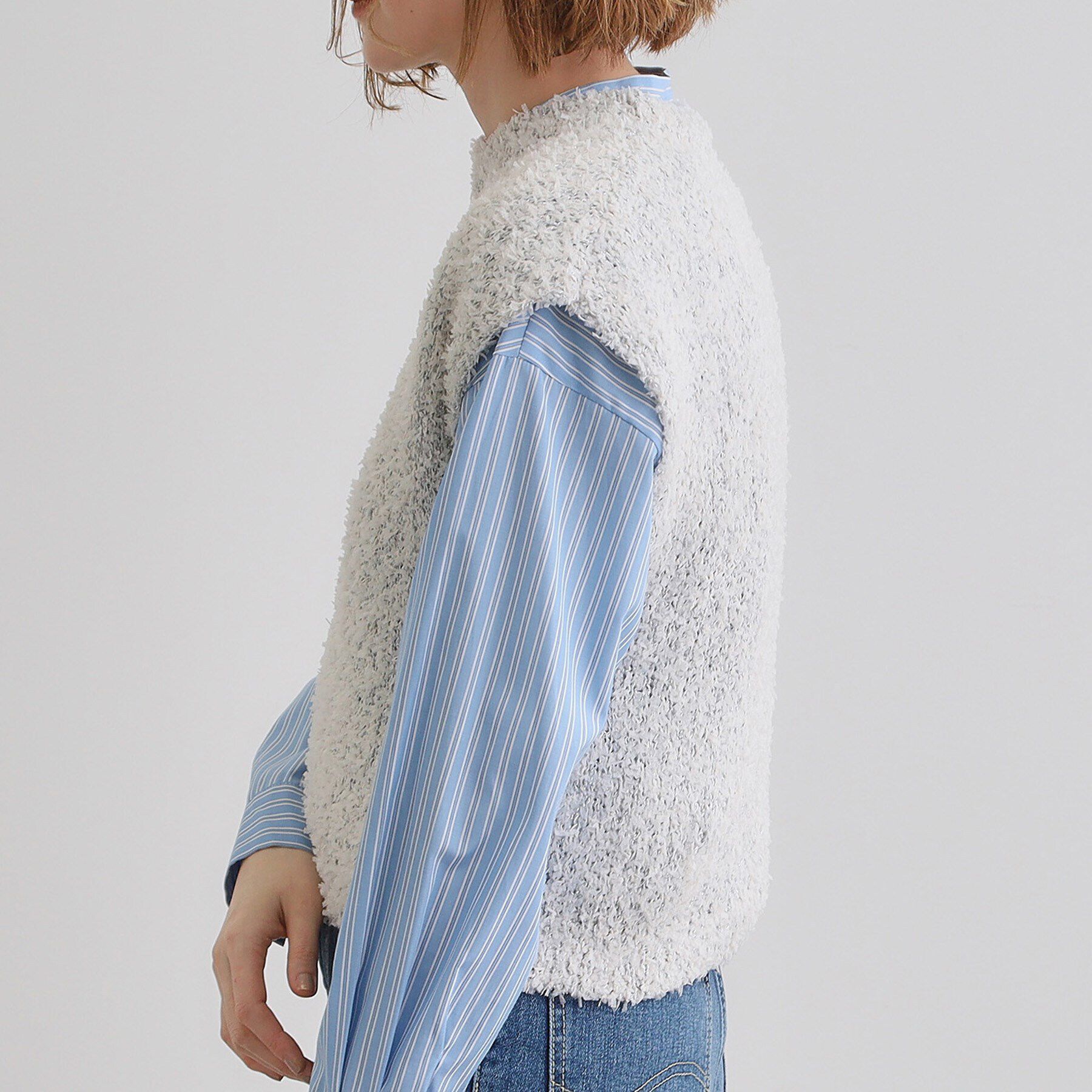 grove「ラメリリーニットベスト」|ベスト・ジレ|