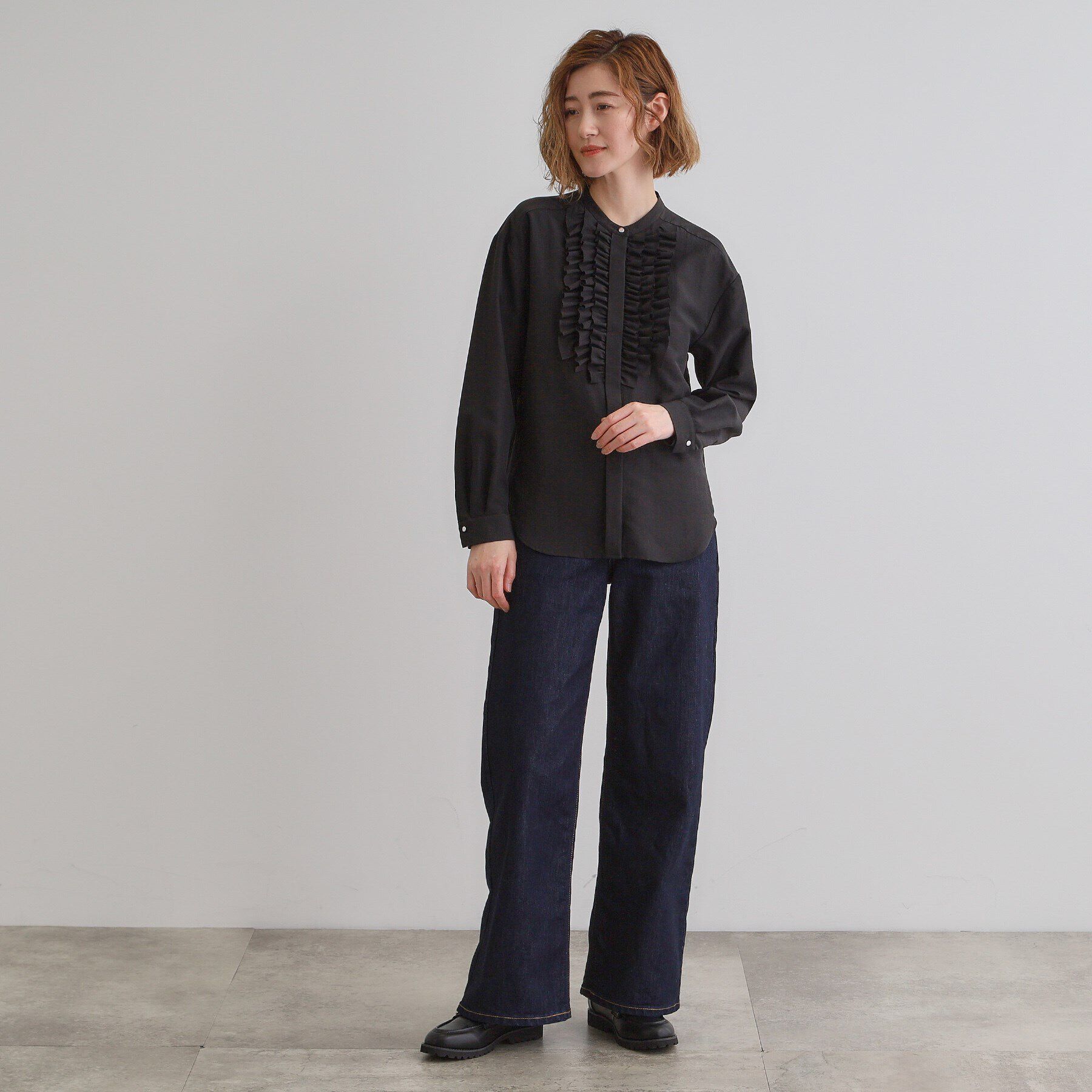 grove「スパンビンテージフリルブラウス」|シャツ・ブラウス|