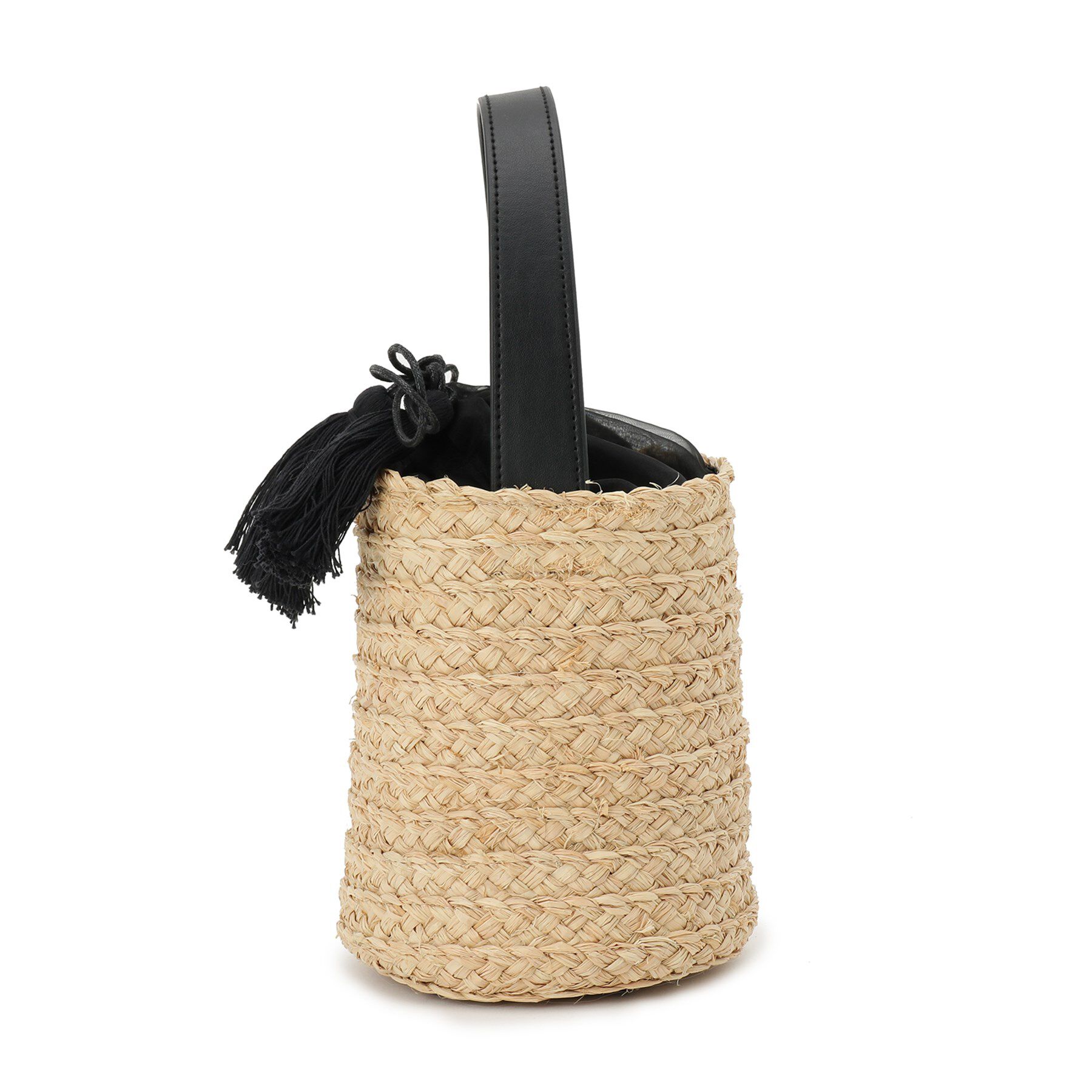 grove「ラフィアバケツタッセル巾着ショルダー」|ショルダー・メッセンジャー|