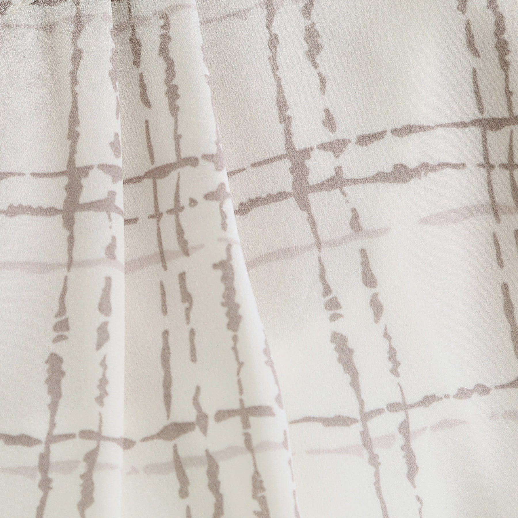 grove「【華やか】プリントアソート袖プリーツブラウス」|シャツ・ブラウス|