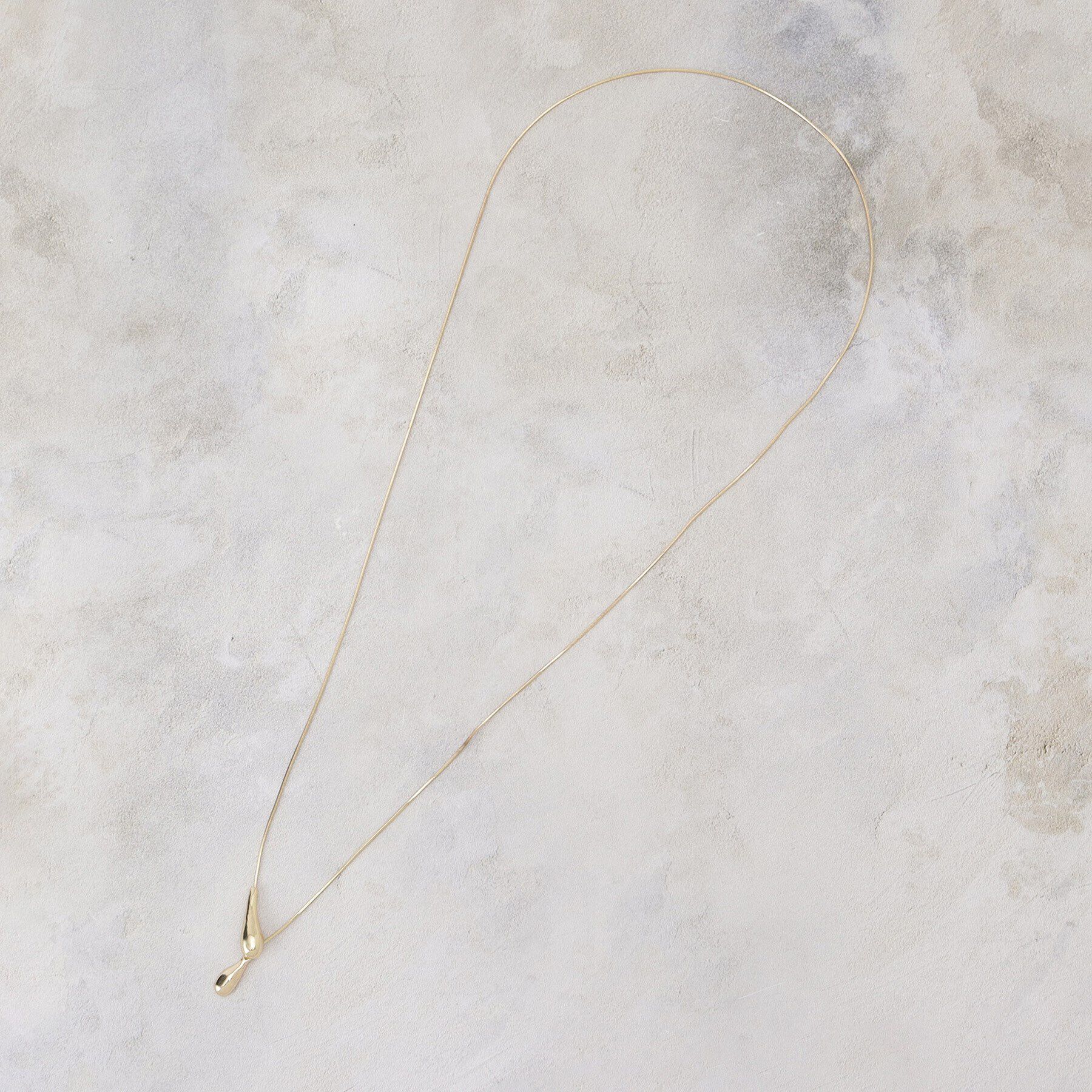 grove「メタルドロップスライドネックレス」|ネックレス|