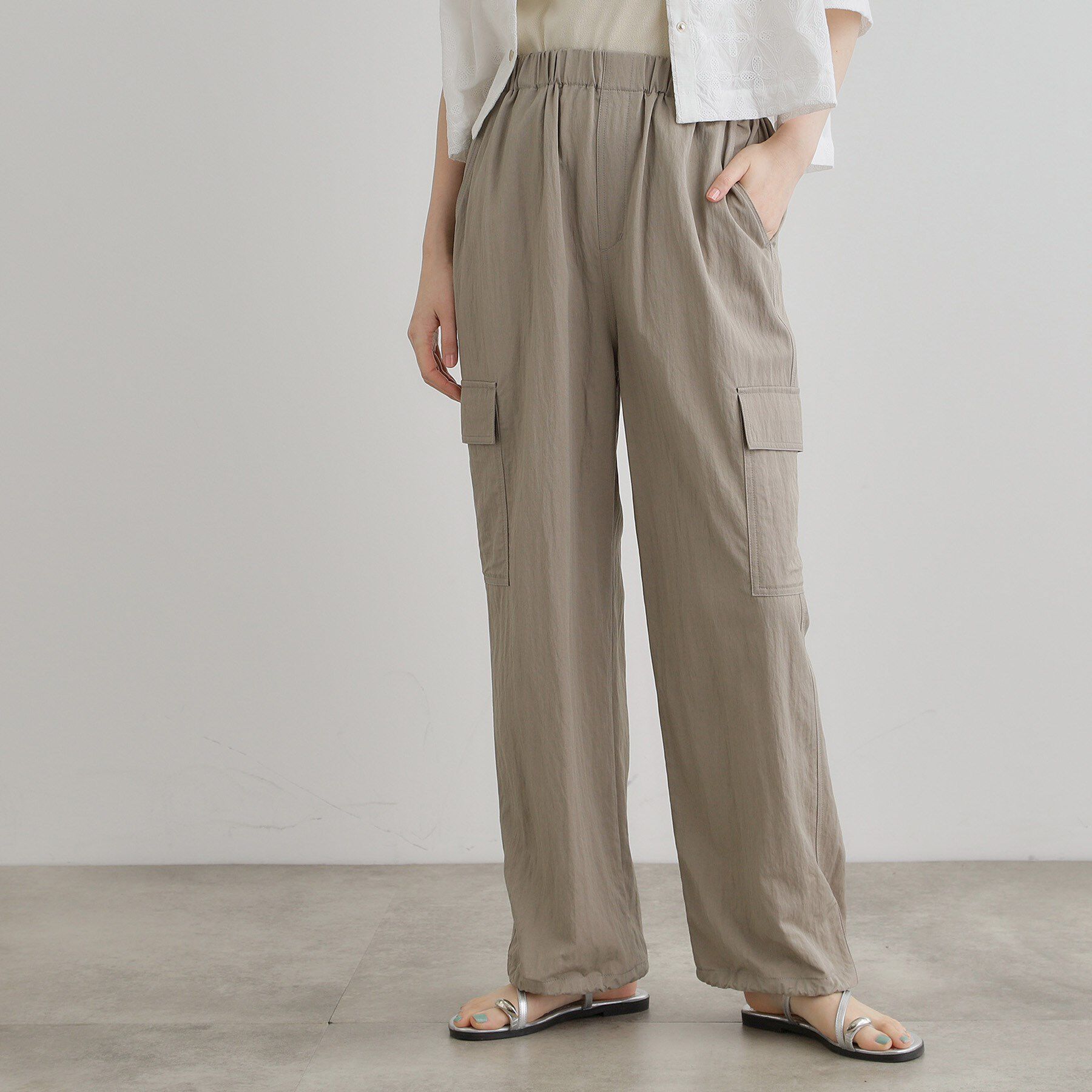 grove「【ひんやり】2WAYツイルカーゴパンツ」|その他|