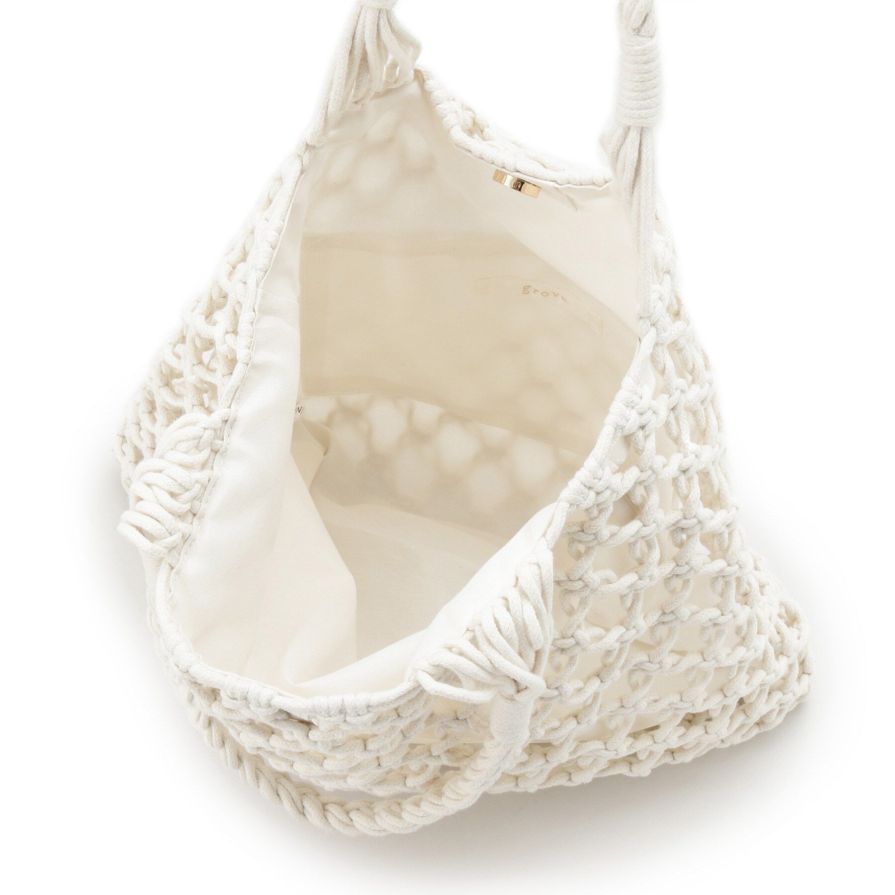 grove「マクラメトート」|トートバッグ|