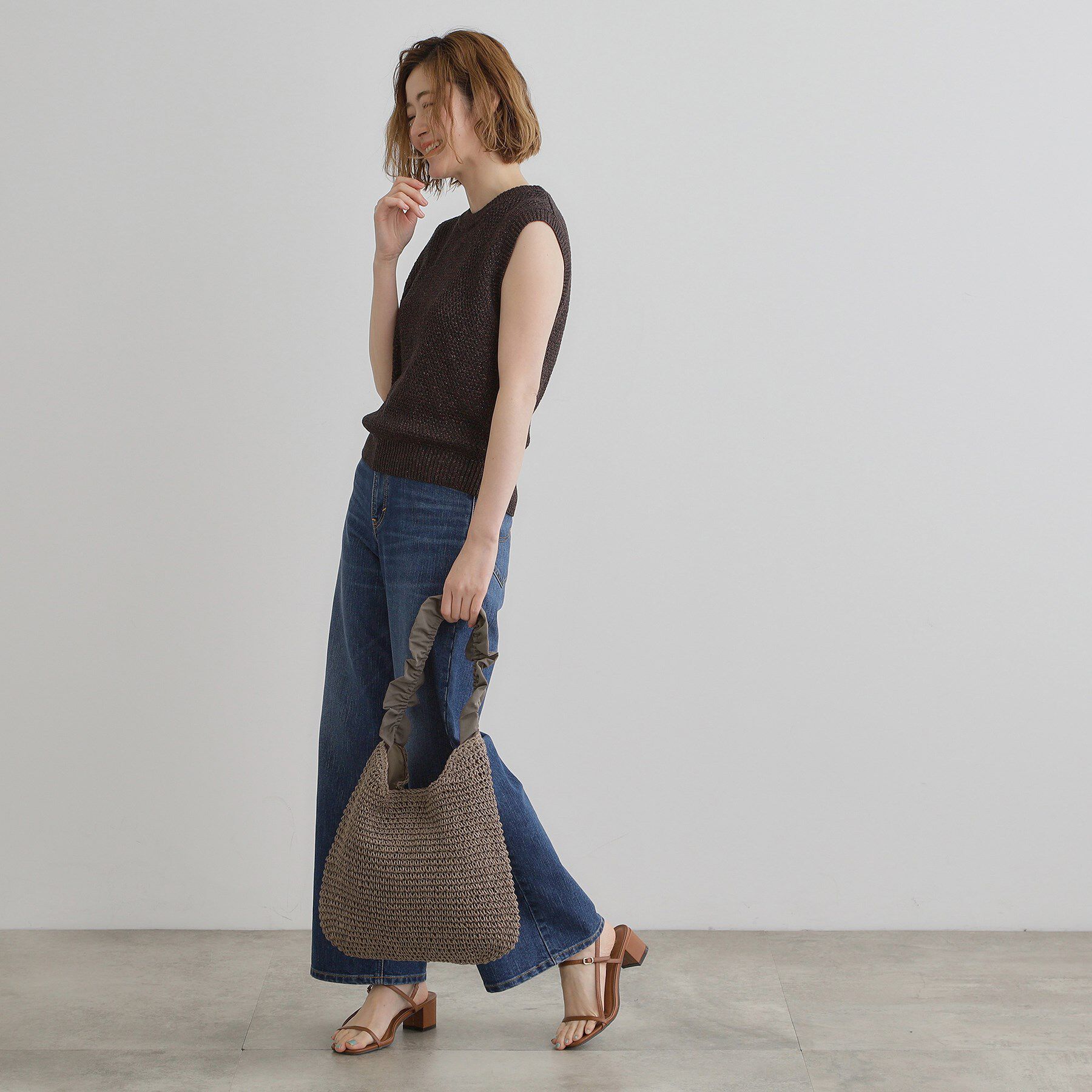 grove「フリルギャザーペーパーワンショルダー」|ショルダー・メッセンジャー|