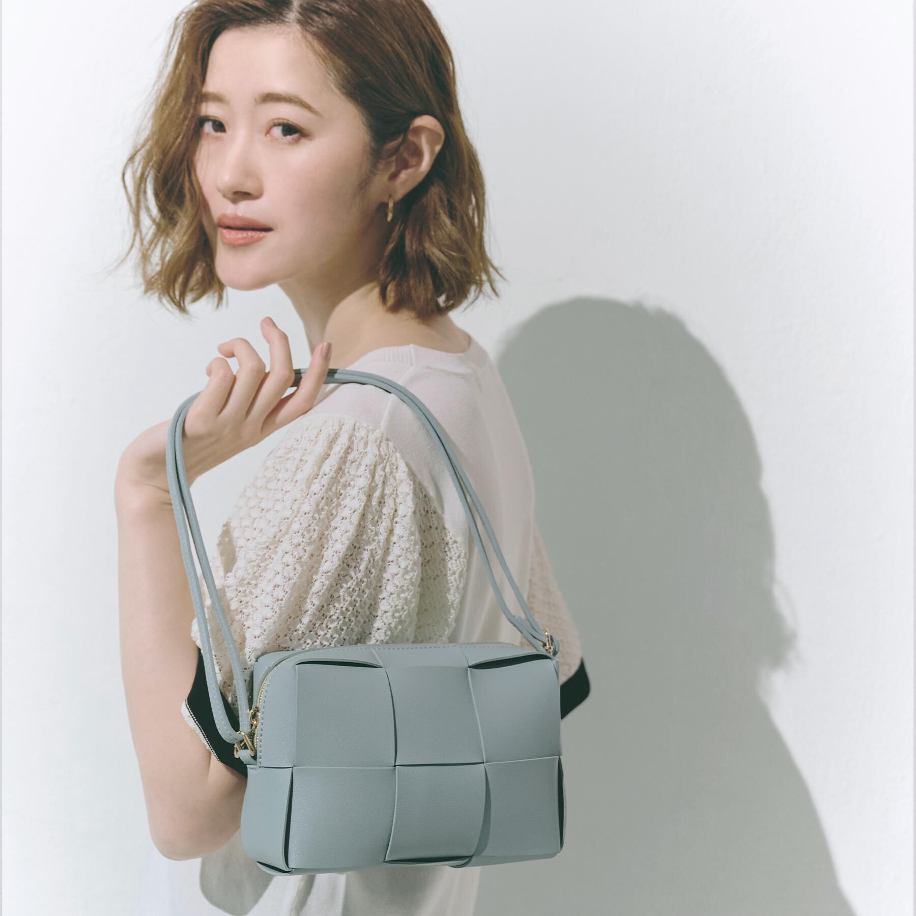 grove「メッシュミニショルダー」|ショルダー・メッセンジャー|ブルー(092)