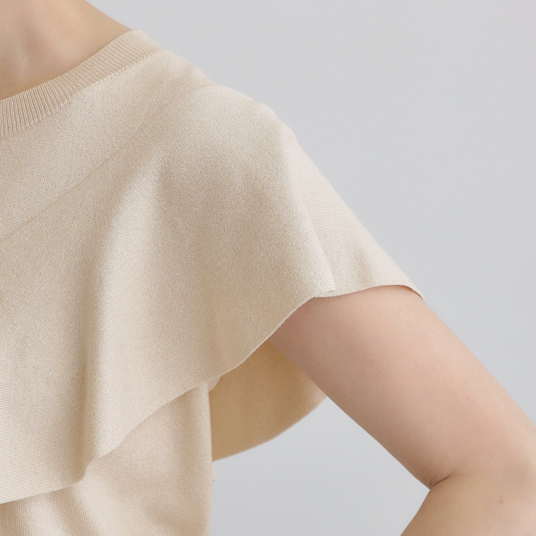 grove「アシメフレアニットプルオーバー」|ニット・セーター|