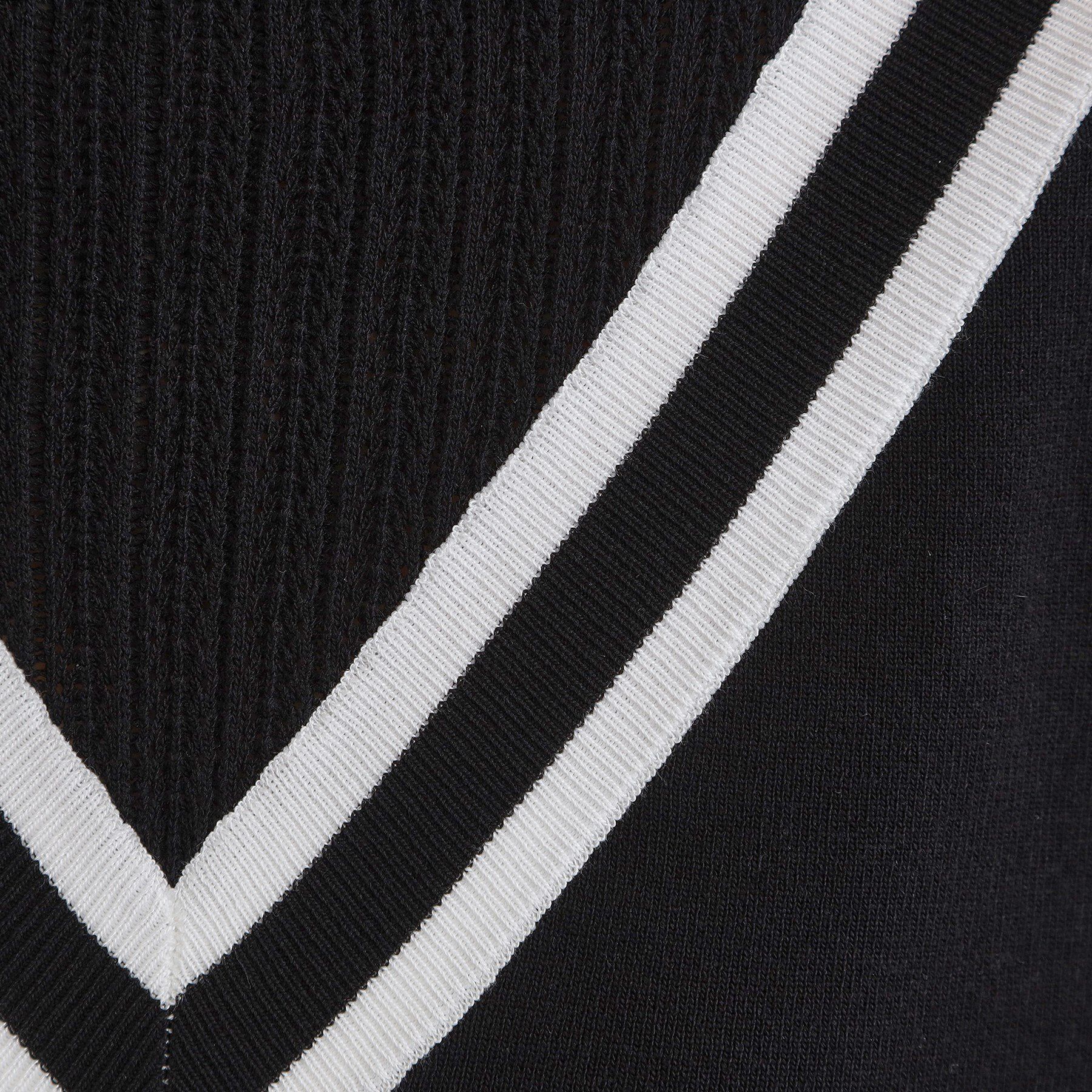 grove「繊細な透かし編みが上品な大人のチルデンニット」|ニット・セーター|