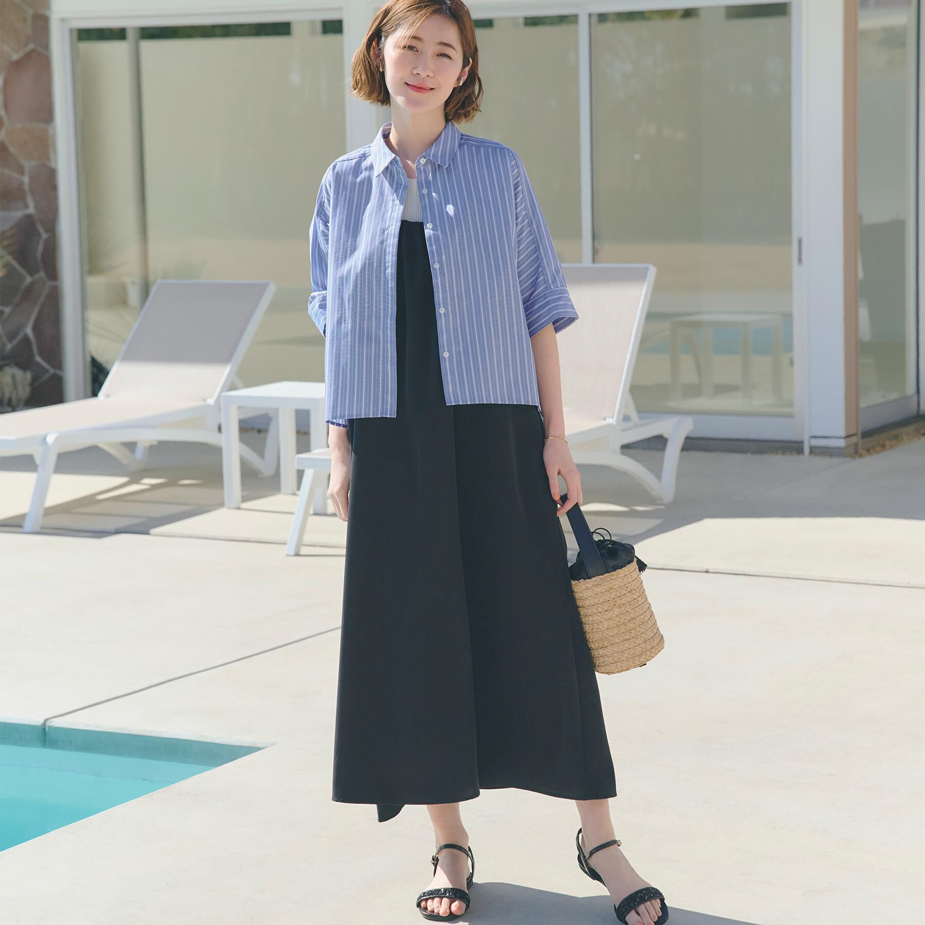 grove「たっぷりギャザーが揺れる、華やかなキャミワンピース」|ワンピース|