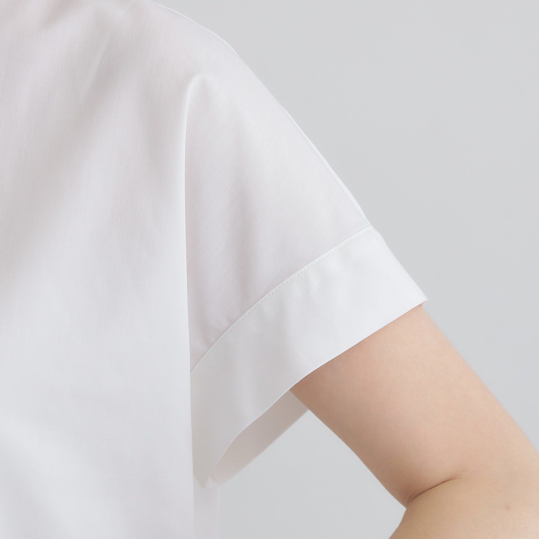 grove「キレイに見えて嬉しい 裾プリーツシャツ」|シャツ・ブラウス|