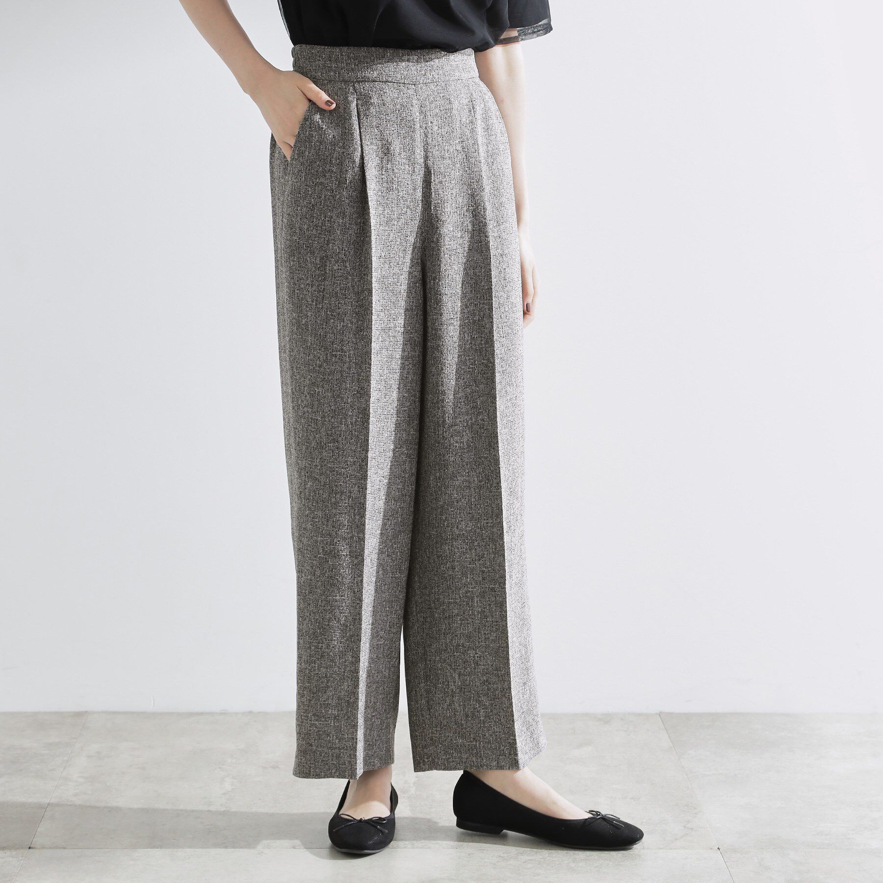 grove「【2点SET/体型カバー】夏から秋まで着まわせる！プリーツビスチェセットアップ」|スーツ|