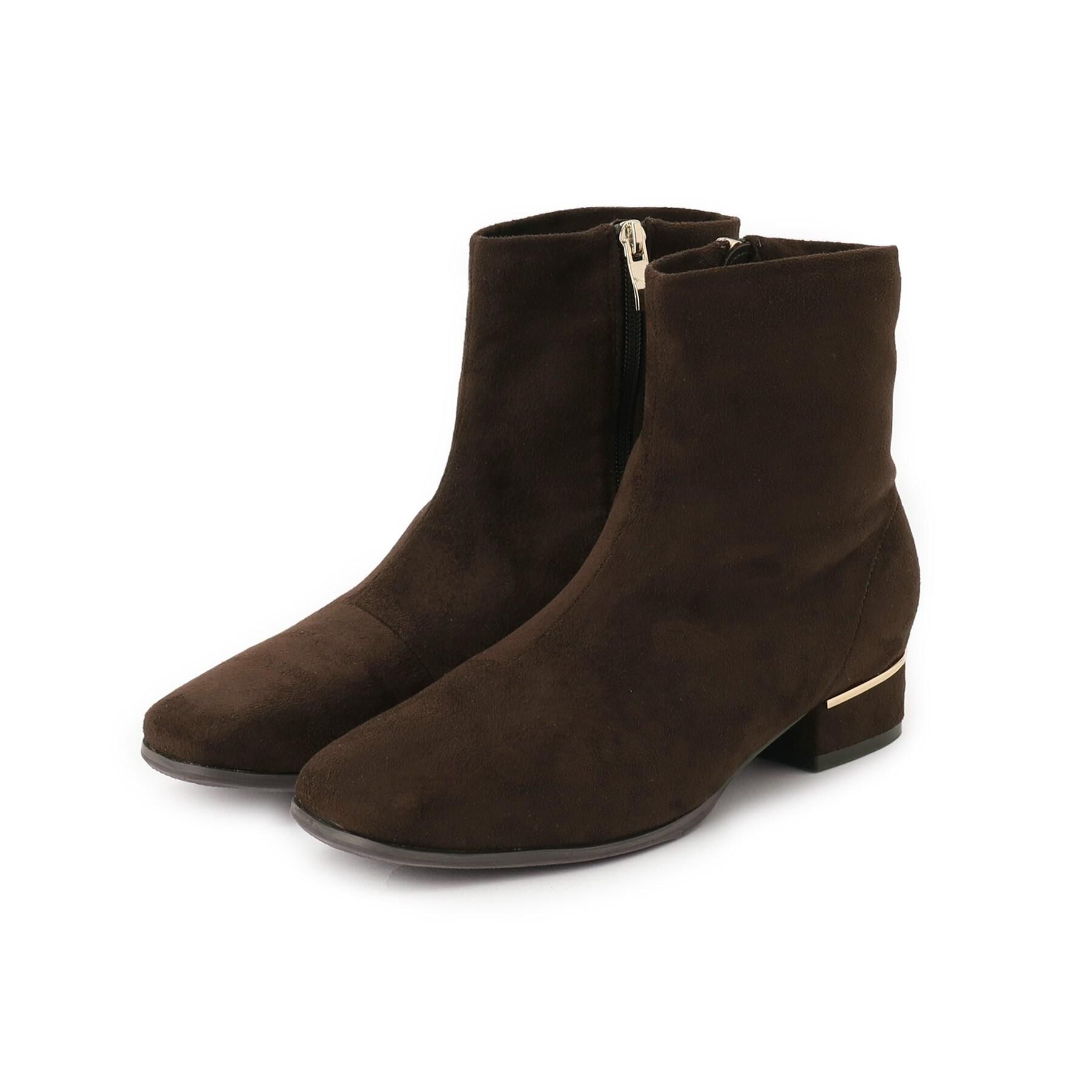 grove「【人間工学/優しい履き心地】ストレッチメタルパーツブーツ」|ショートブーツ|