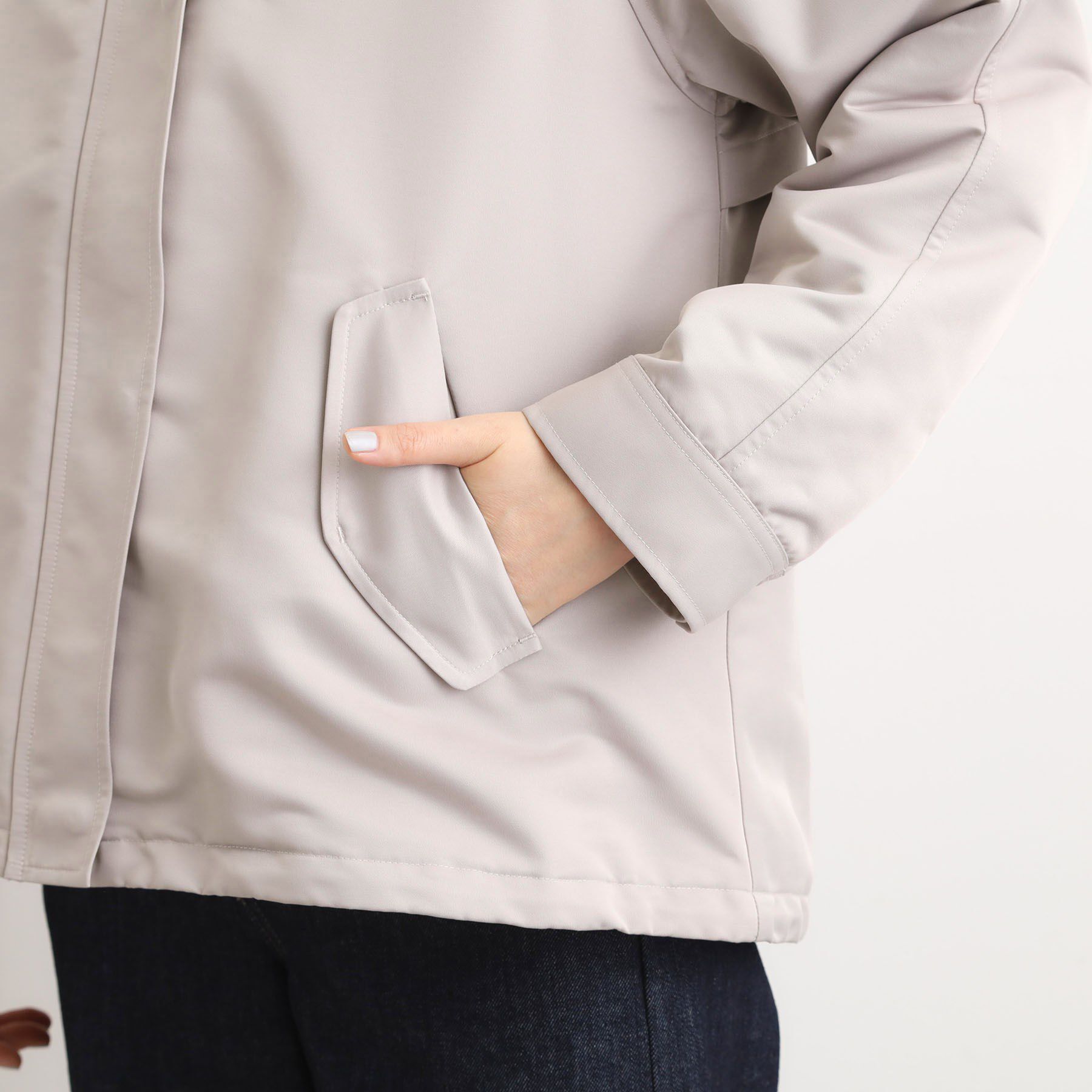 grove「【名品アウター/3WAY・はっ水】ボアライナー付マウンテンパーカ」|ブルゾン・スタジャン|