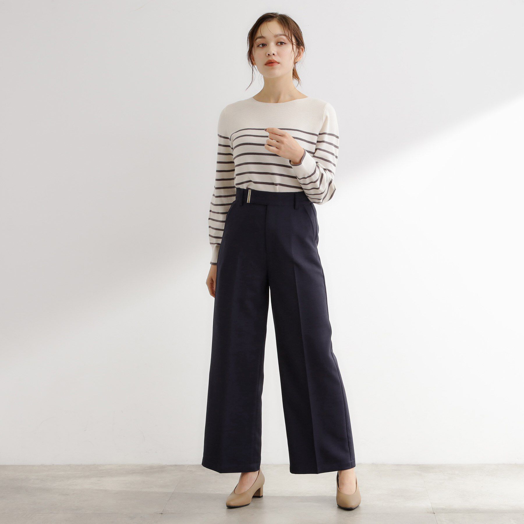 grove「【カセット服】洗えるストレートワイドパンツ」|その他|