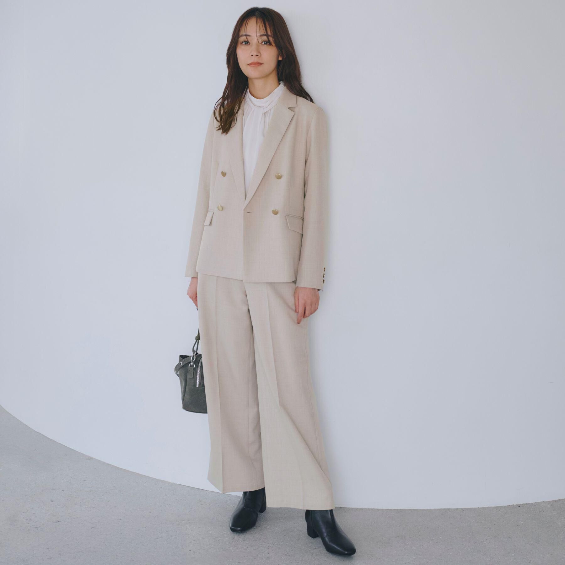 grove「【カセット服】洗えるストレートワイドパンツ」|その他|