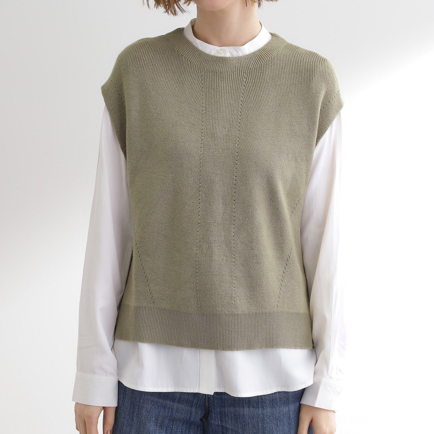 grove「ニットベスト&times;シャツセット」|その他|