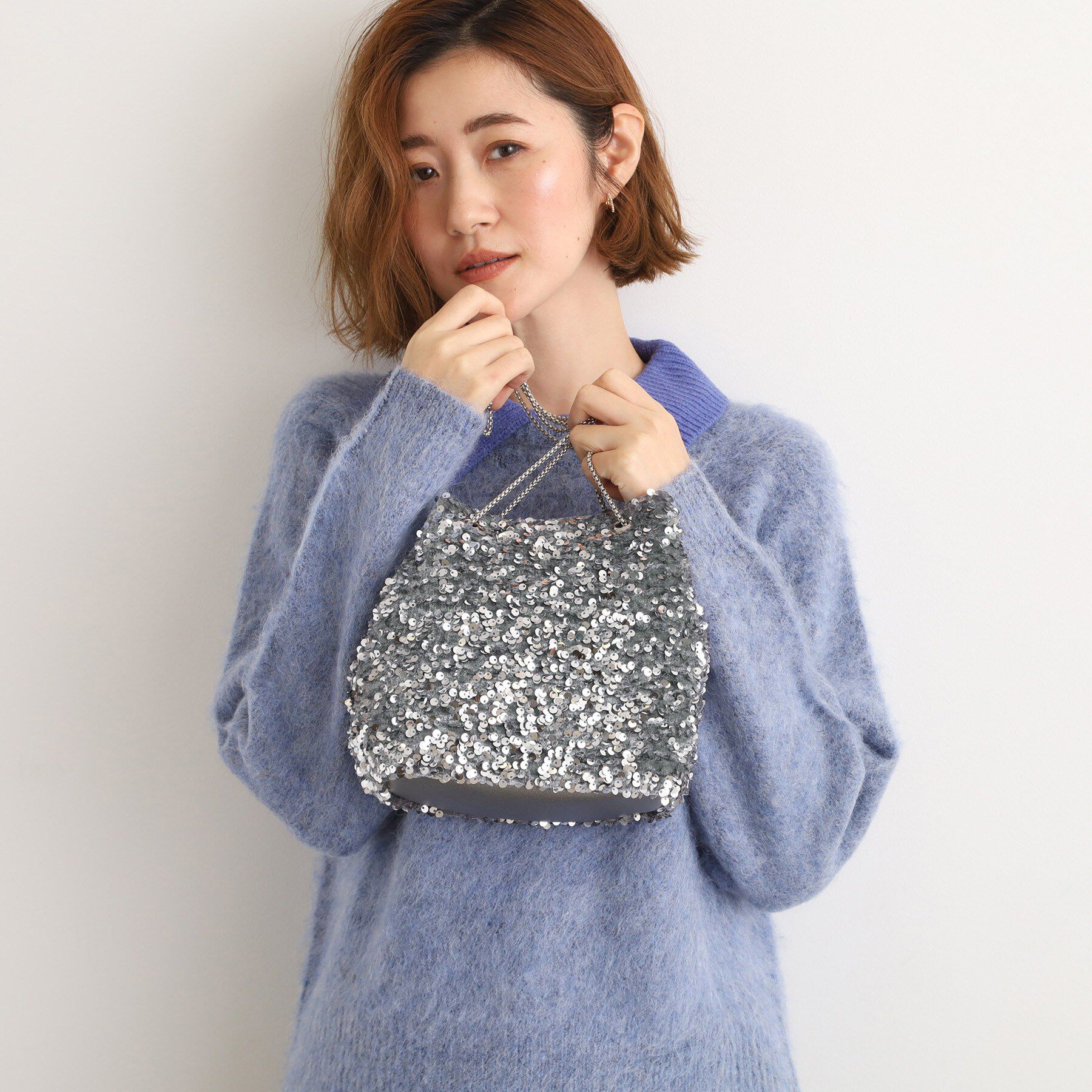 grove「キラアソート巾着チェーンショルダー」|ショルダー・メッセンジャー|