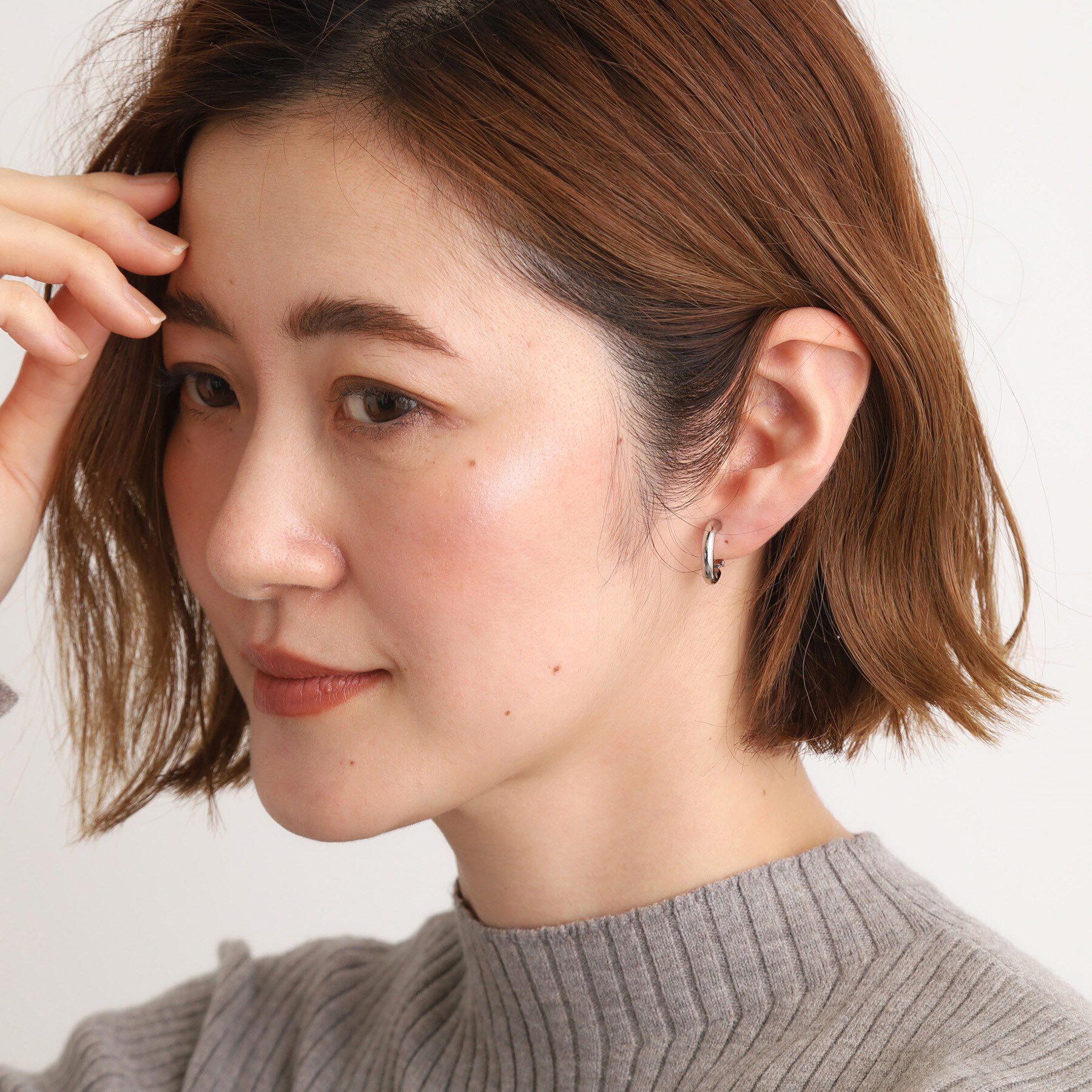 grove「【3WAY】ファービジューイヤリング」|イヤリング|