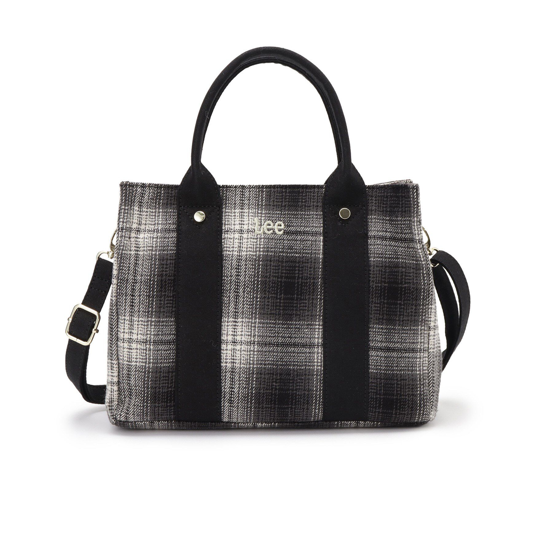 grove「【Lee別注】スクエア2WAYチェックトート」|トートバッグ|
