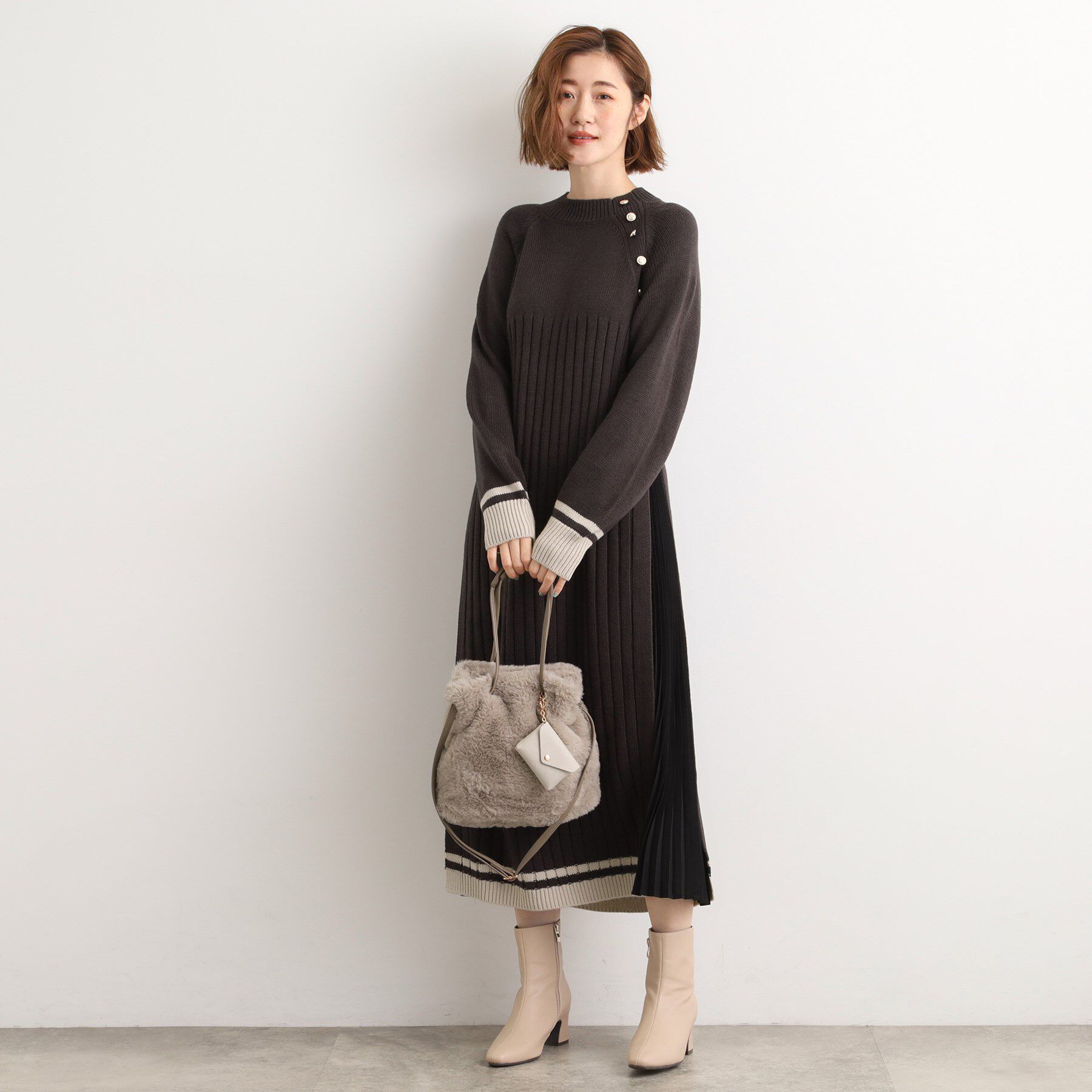 grove「エコファーポーチ付き2WAYショルダー」|ショルダー・メッセンジャー|