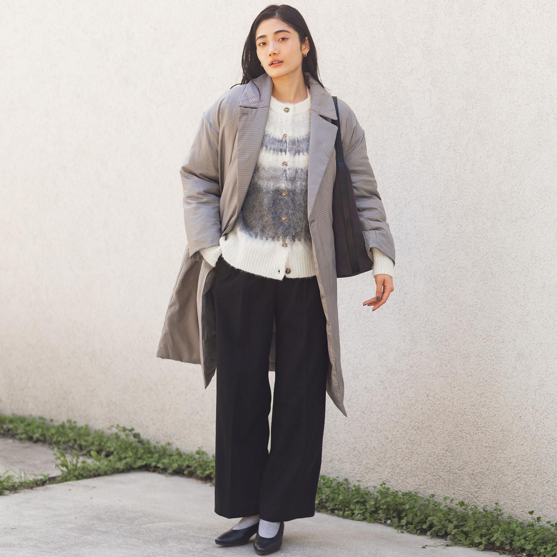 grove「求心柄ジャカードニットカーディガン」|カーディガン|