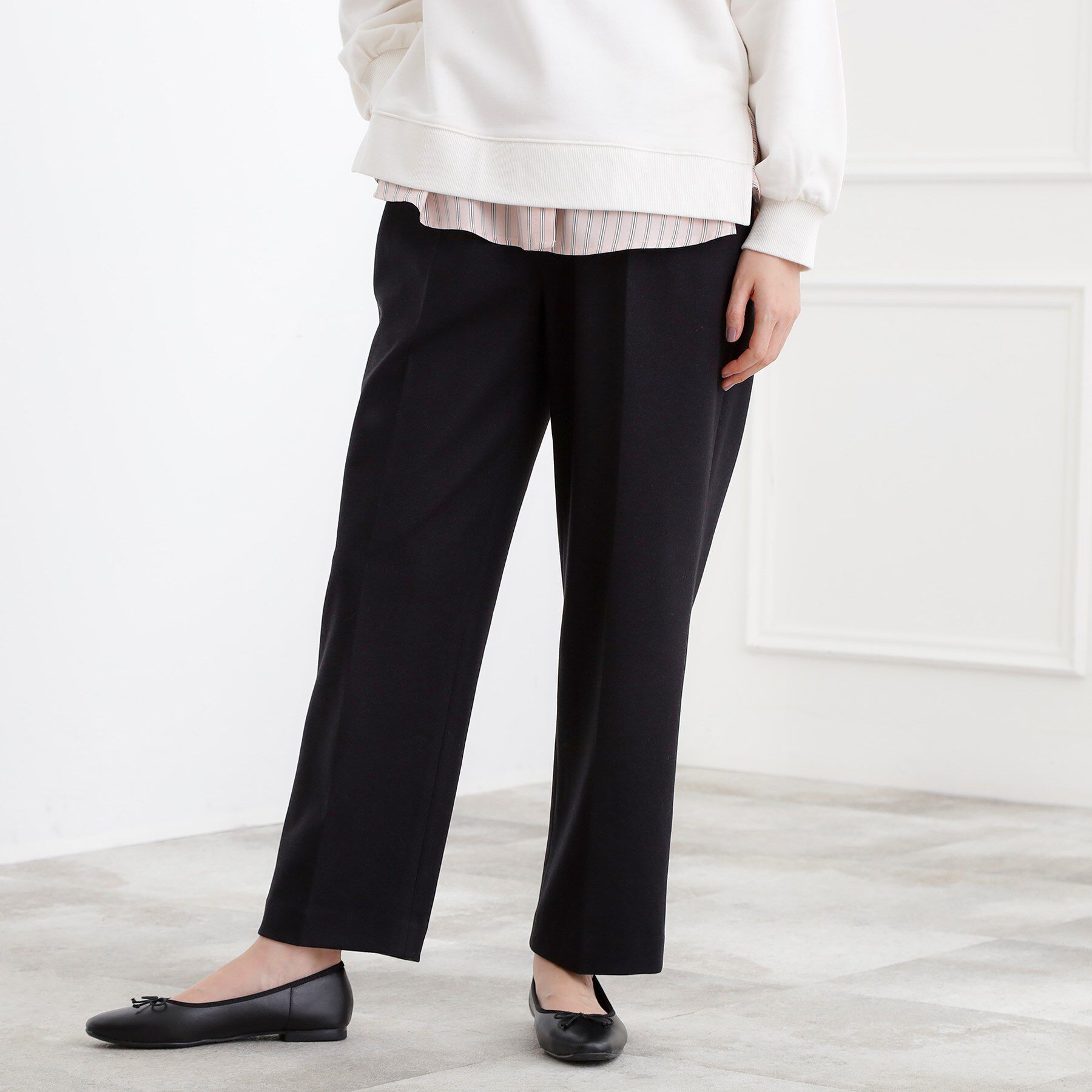 grove「【あったか起毛】きれいも暖かさも叶える、スーパーストレッチテーパードパンツ」|その他|