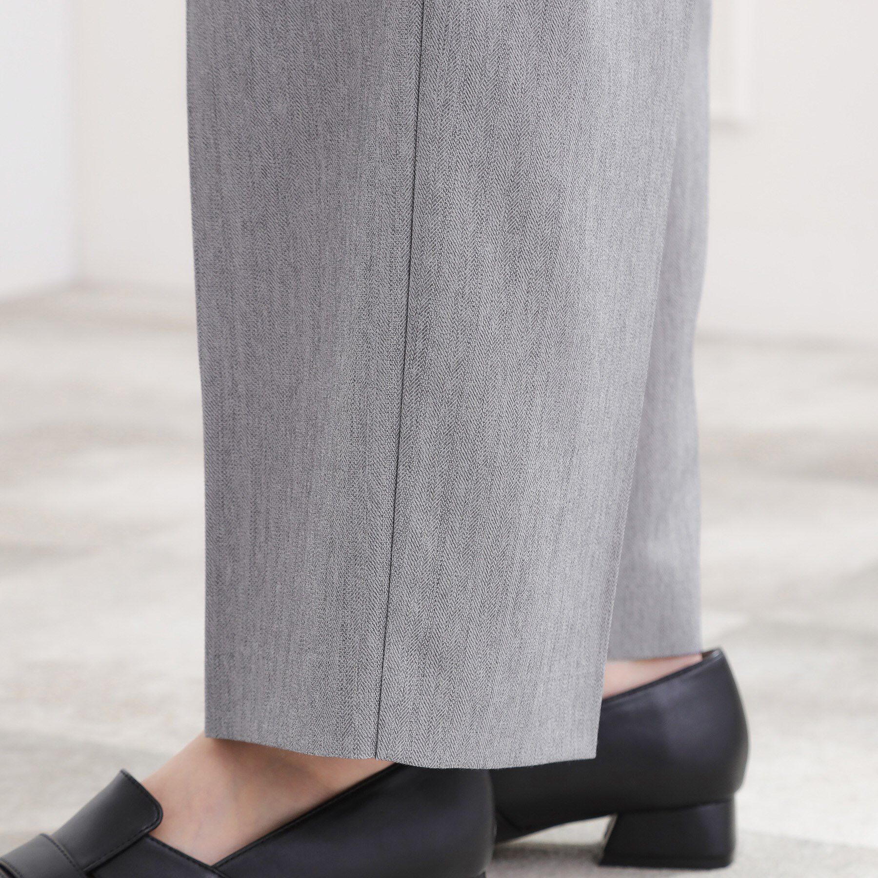 grove「スタイリングが上品に決まる、ウールライクワイドパンツ」|その他|