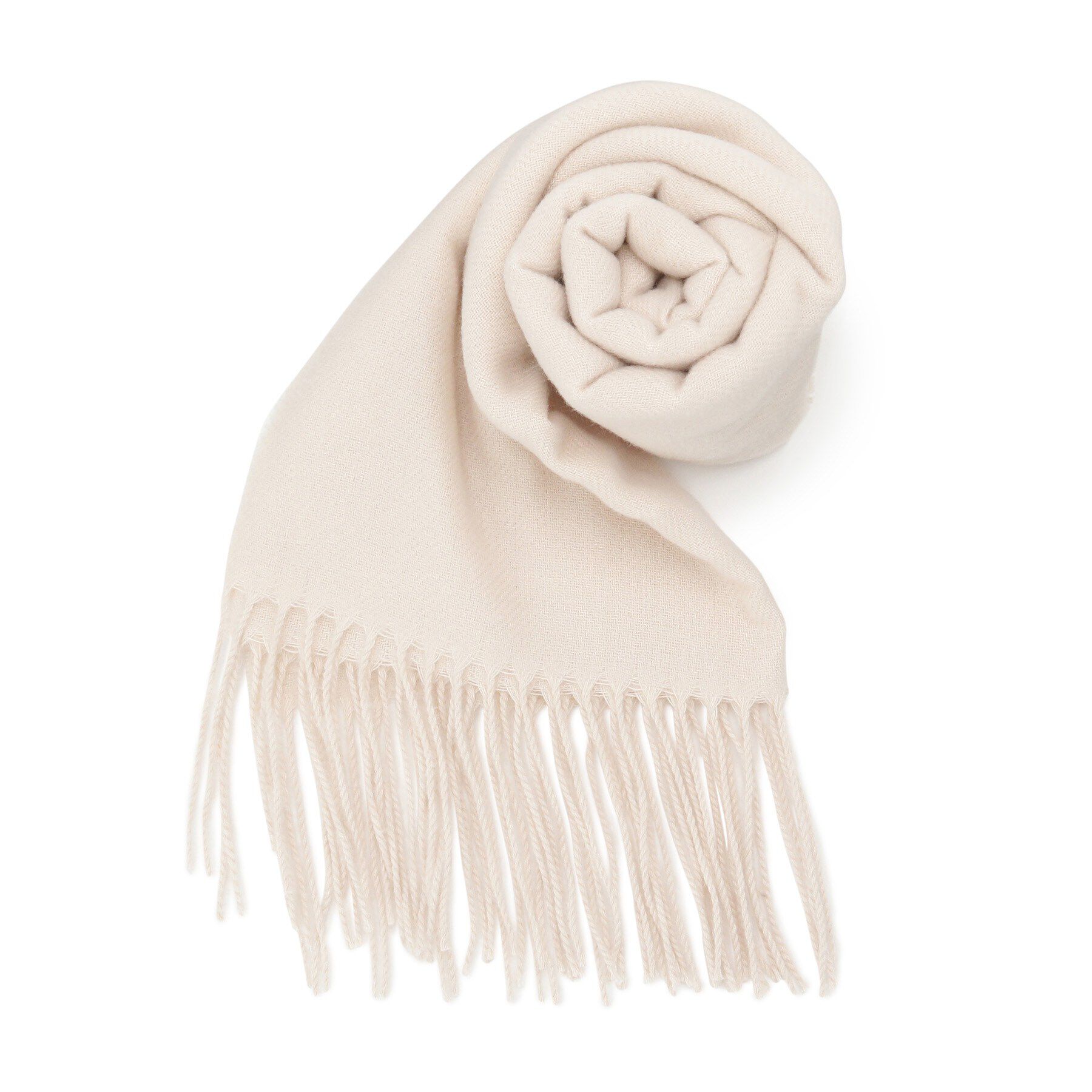 grove「カシミヤタッチ無地マフラー」|ストール|ライトベージュ(05