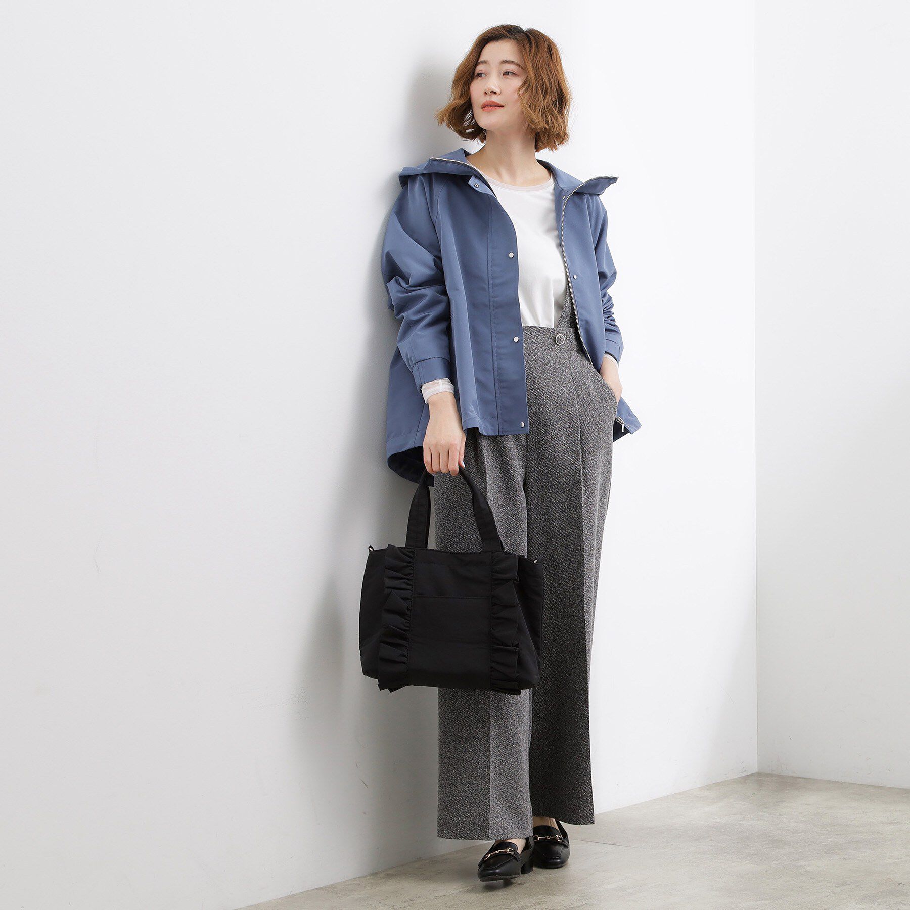 grove「タテフリル2WAYトート」|トートバッグ|