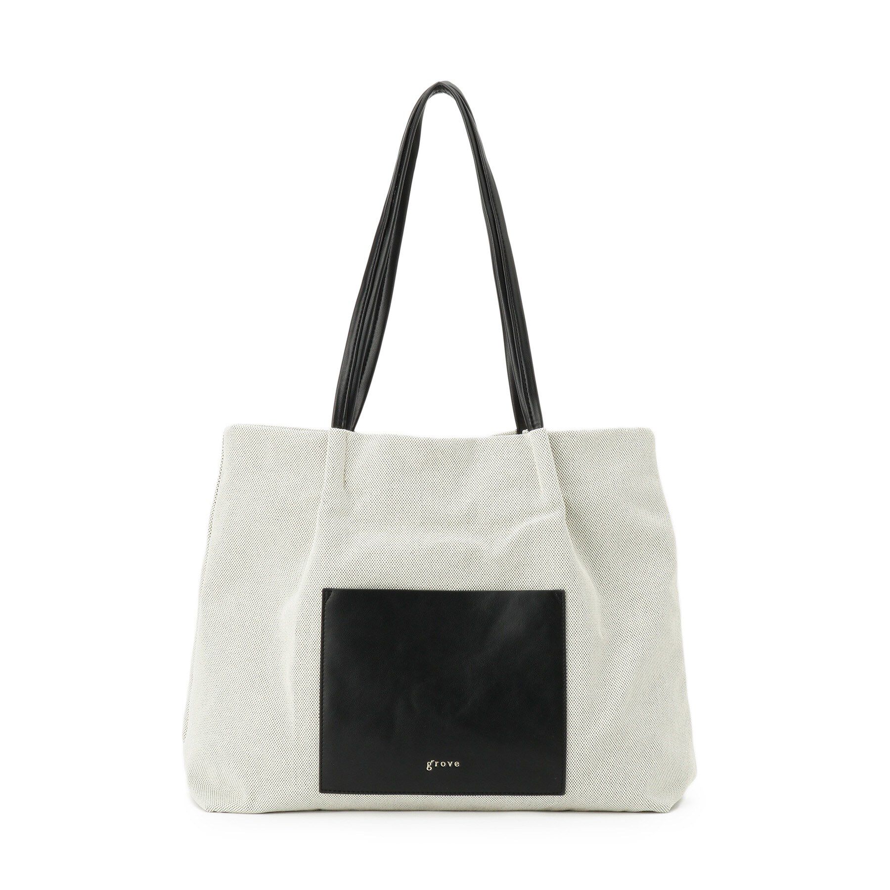 grove「【A4】タックポケ3層トート」|トートバッグ|