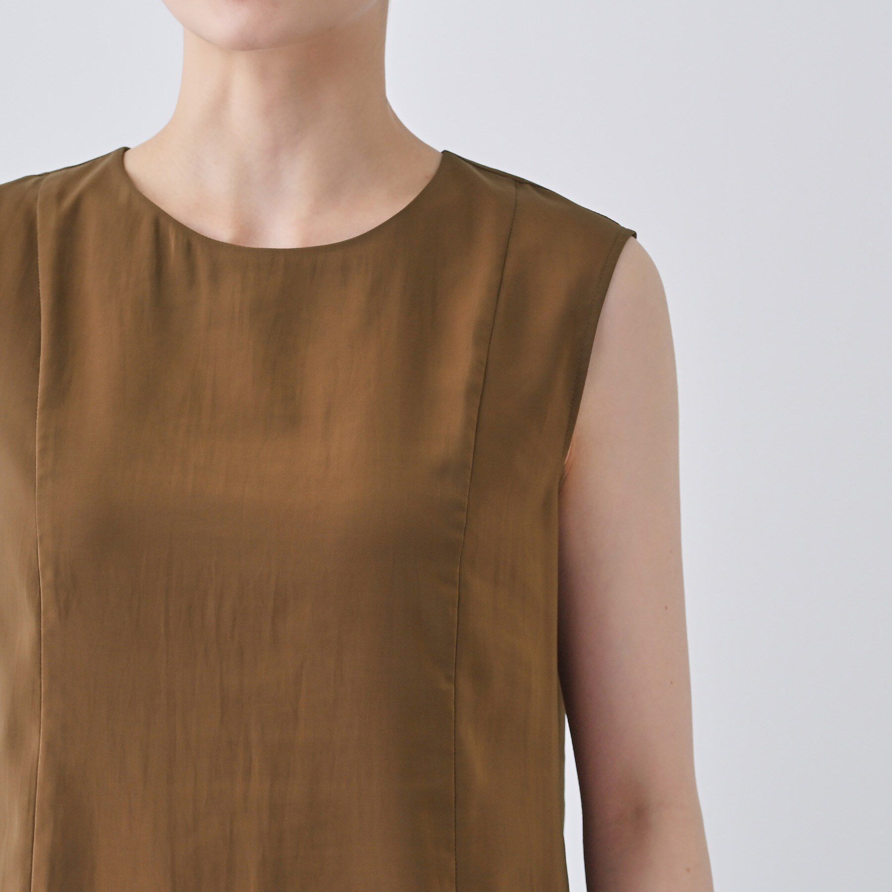 INDIVI「【通気性◎撥水／接触冷感／UVケア】フレアワンピース」|ワンピース|